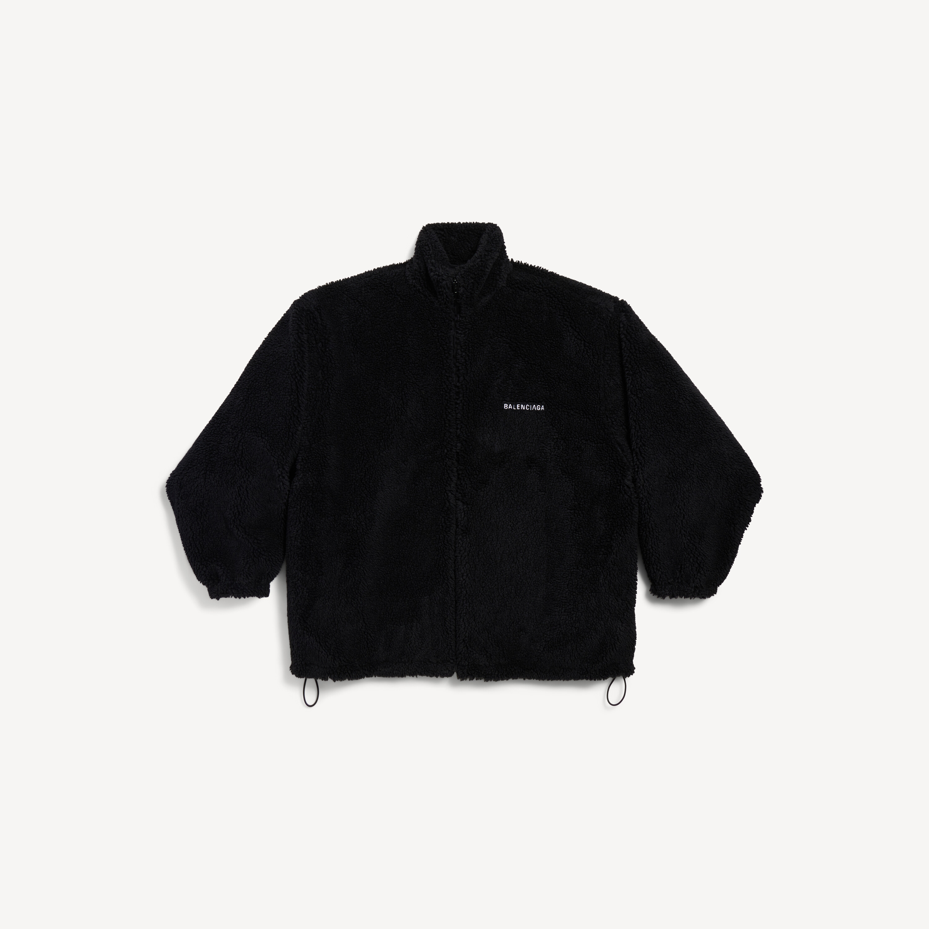 Women's Balenciaga Back Zip-up Jacket in Black | Balenciaga US