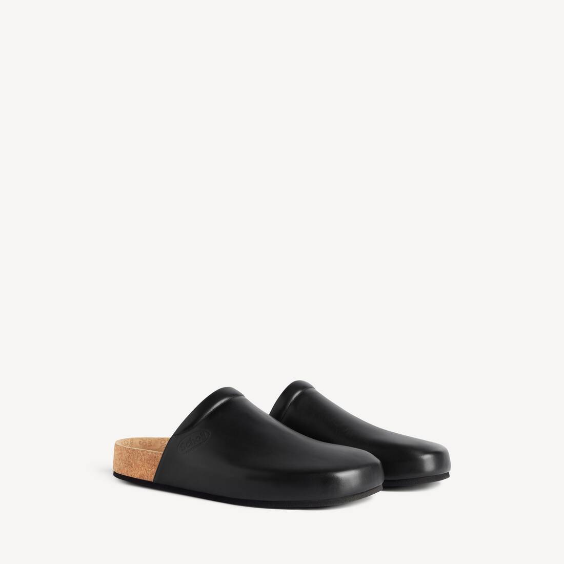 ブラック の メンズ Balenciaga I Scholl フラット ミュール