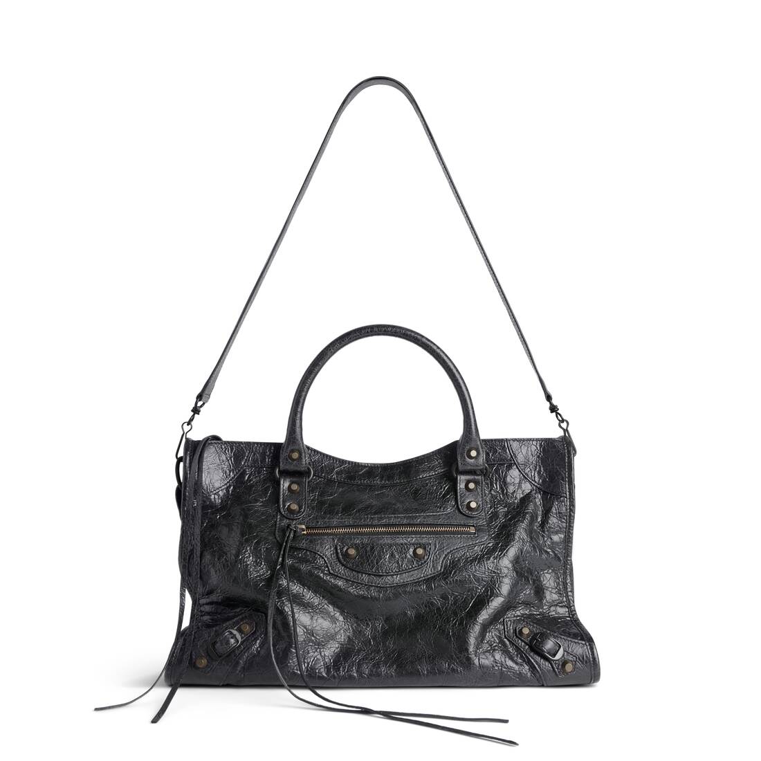 Women's Le City Bag Medium in Black | Balenciaga ZW