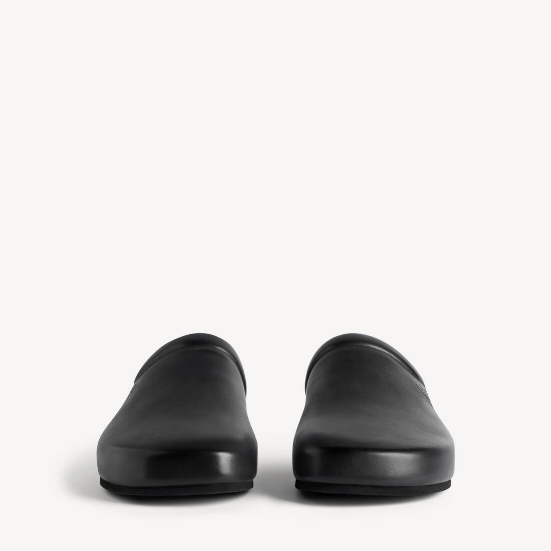 Men's Balenciaga I Scholl Flat Mule in Black | Balenciaga US