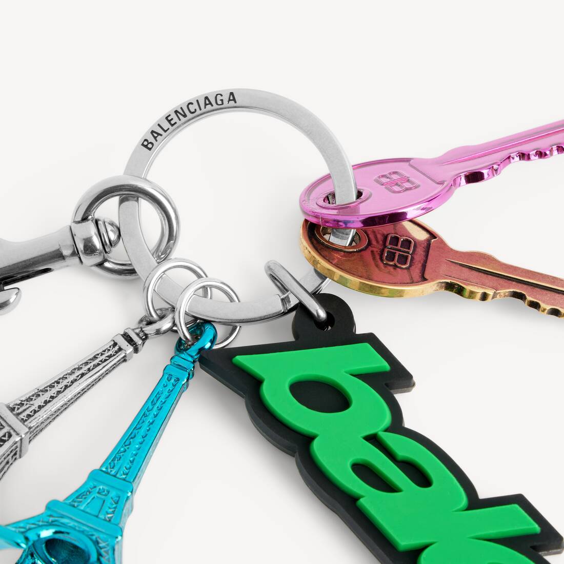 Women's Biker Balenciaga Charm/keychain in Green/black | Balenciaga US