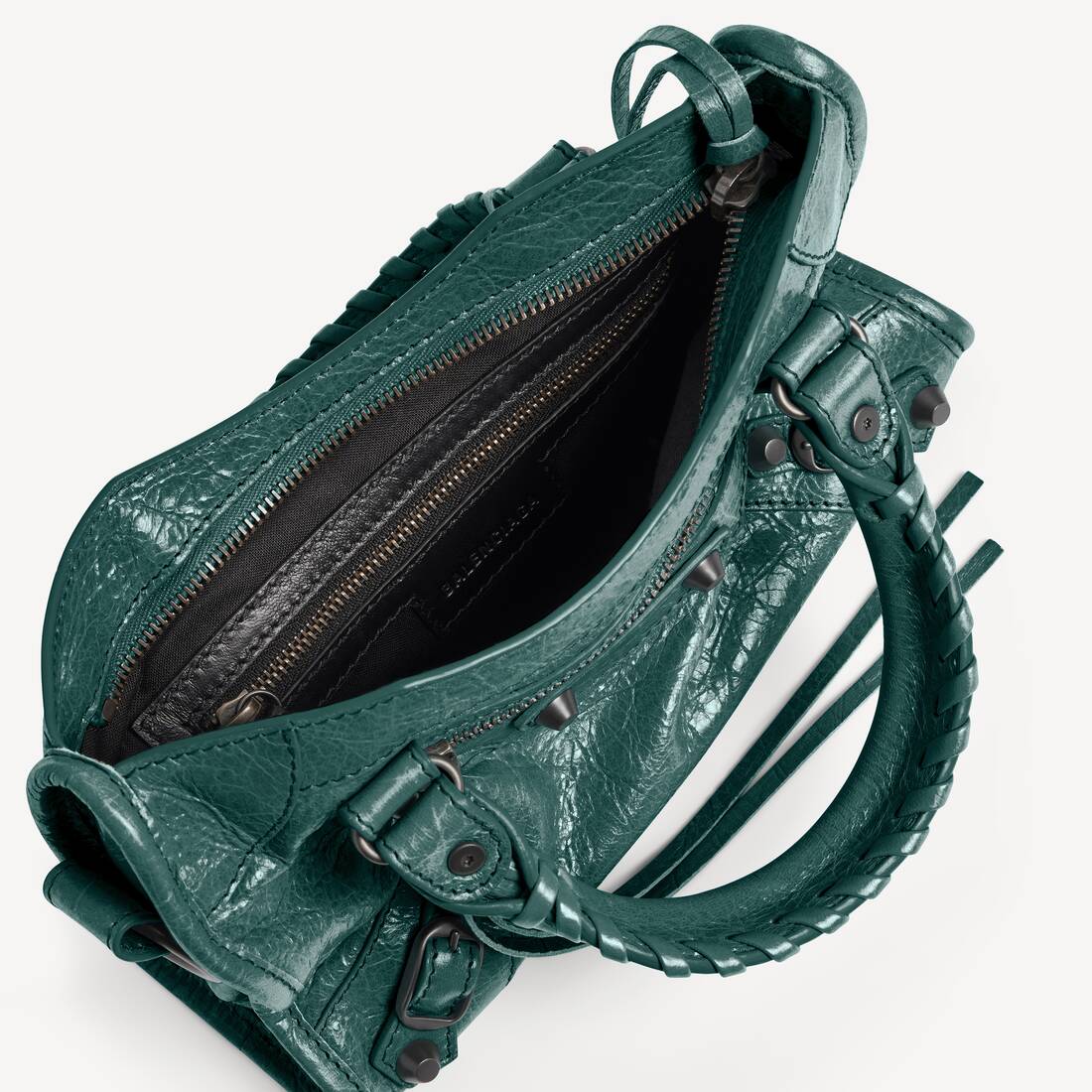 Women's Le City Bag Mini in Dark Emerald | Balenciaga US