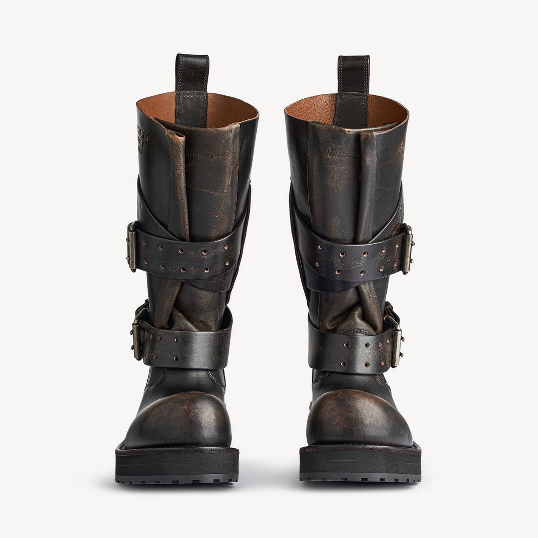 Men's Venom High Boot in Brown | Balenciaga US