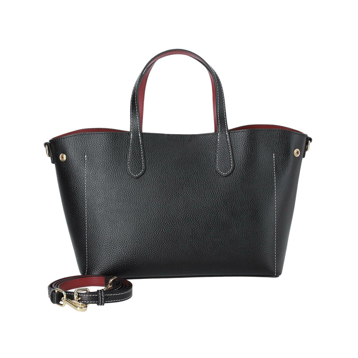 シュリンクレザー3層ハンドバッグ | バルコス公式オンラインショップ