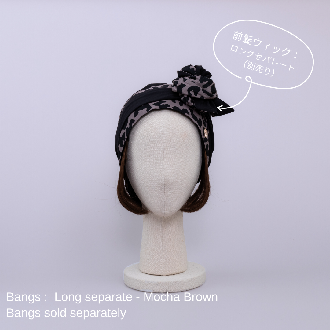 SCARF HAT (S) / Leopard - Black – BAREN（バレン）