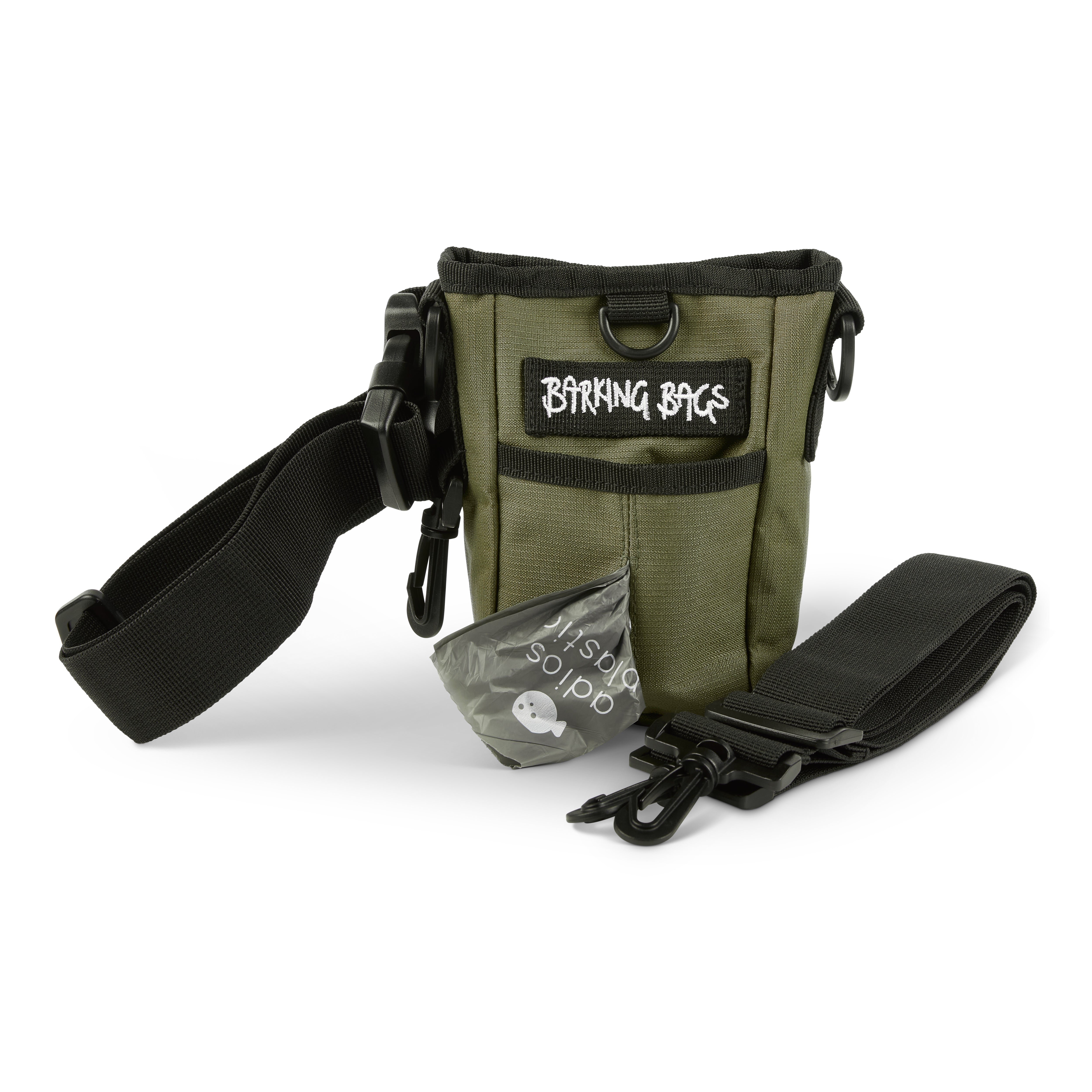 The Treat Bag - Green | Dog Treat & Training Bag | Barking Bags