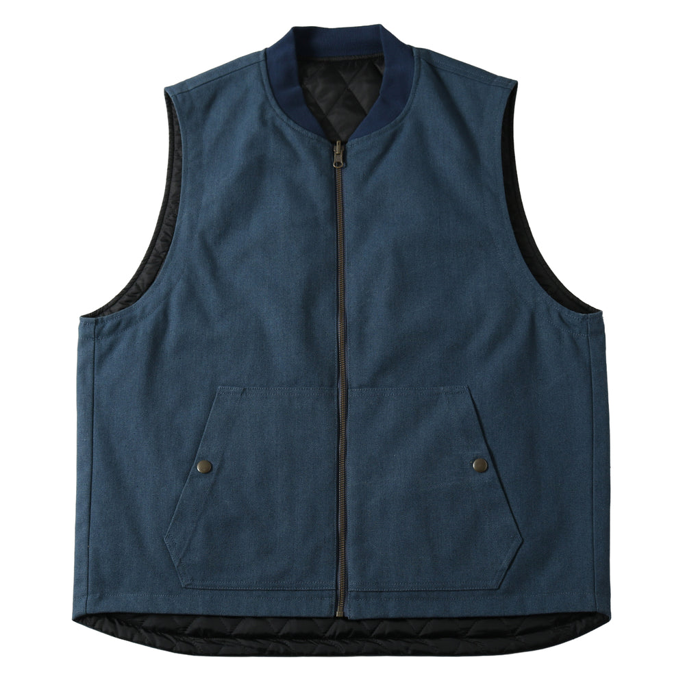 Light Duck Reversible Vest BR-25374 – BARNS OUTFITTERS (バーンズ