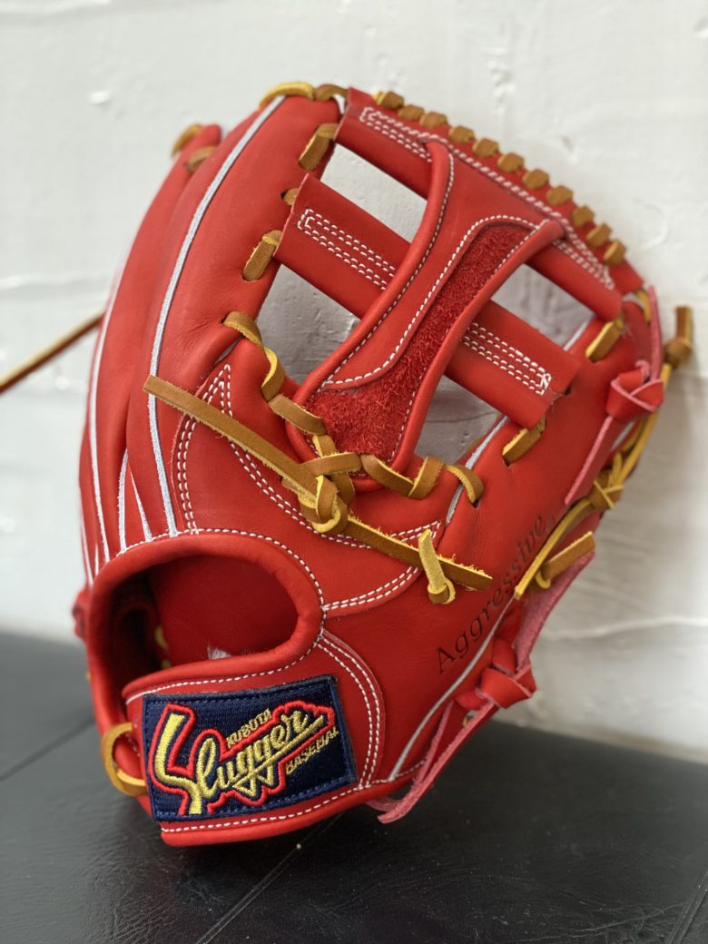 久保田スラッガー 内野手用 オーダー グラブ 当て取り 旧ラベル 久保田