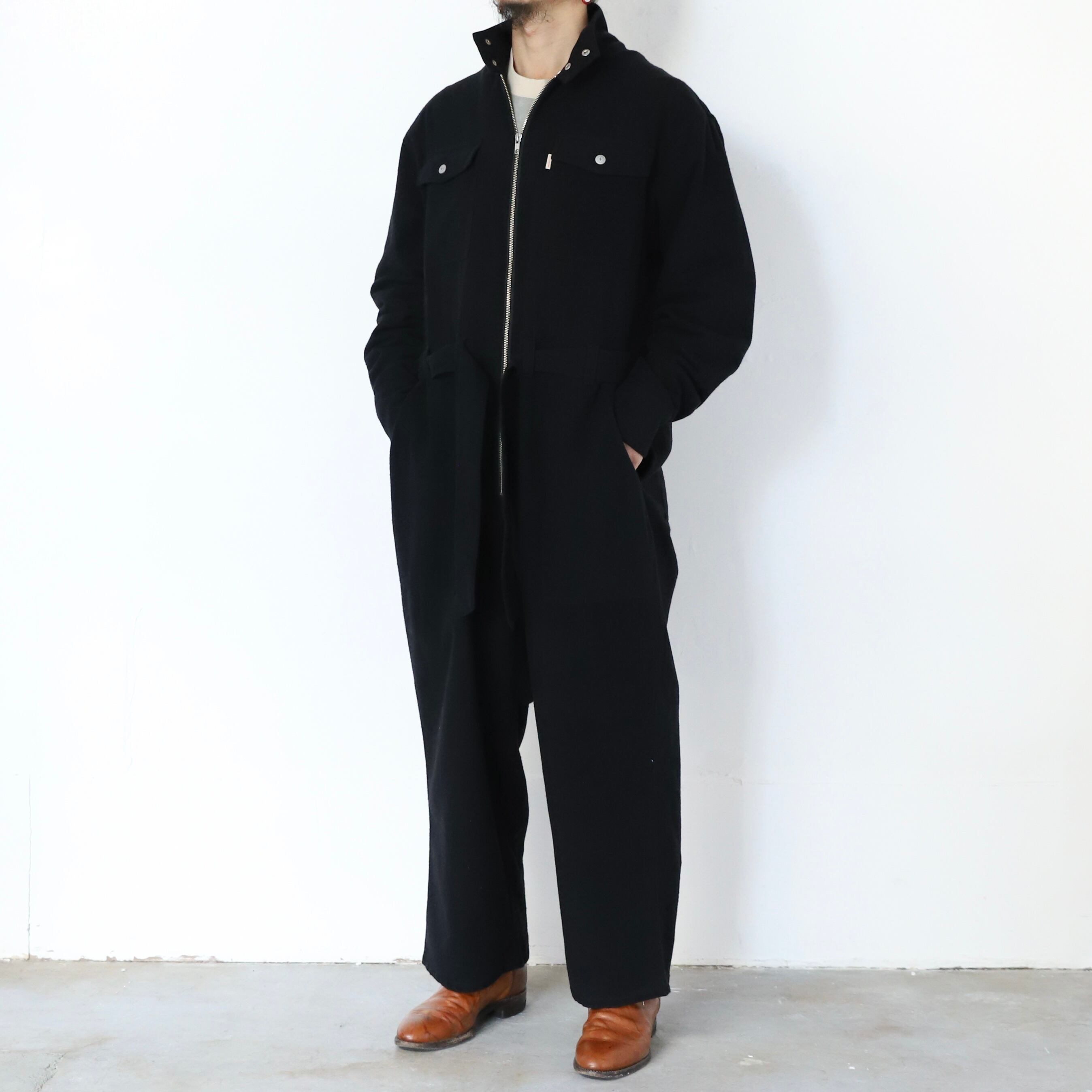 Fabric Jumpsuit / ファブリックジャンプスーツ | AMBERGLEAM