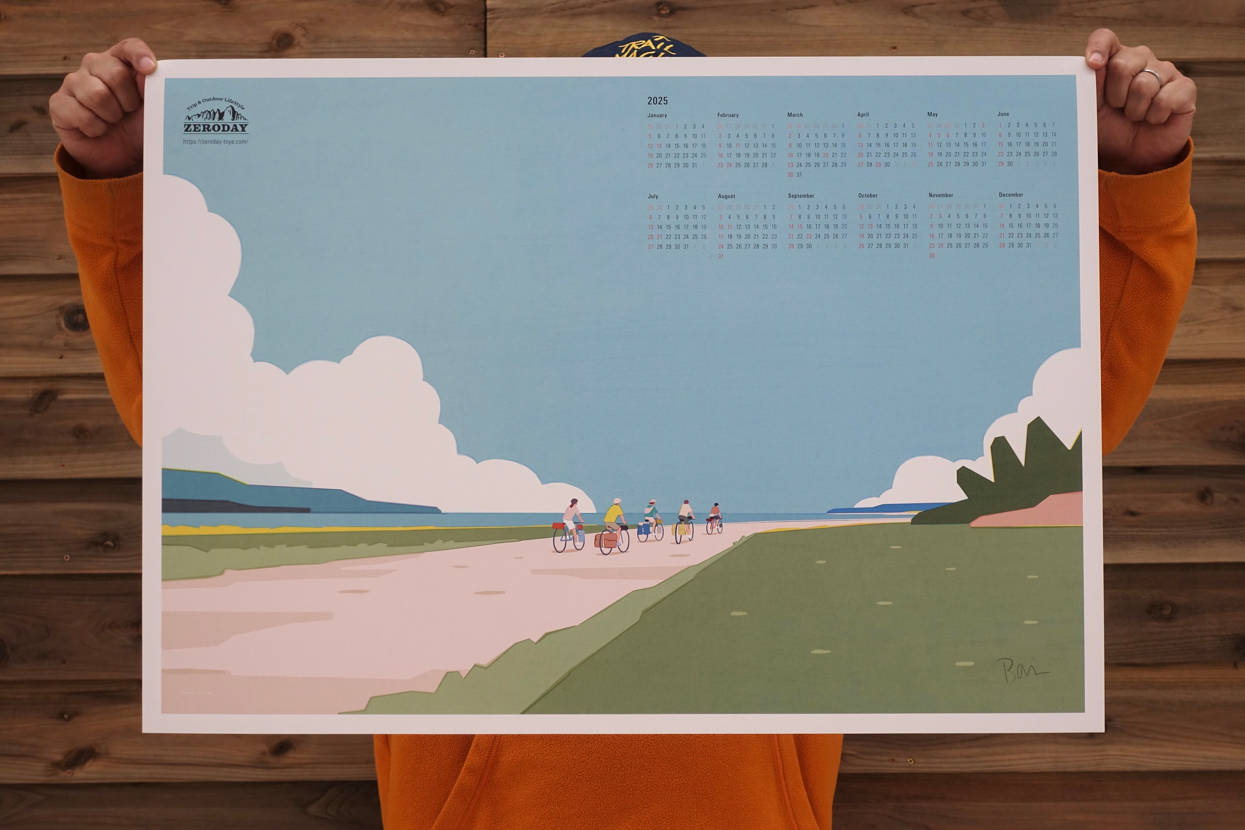 2025年版カレンダー完成しました！ | ZERODAY