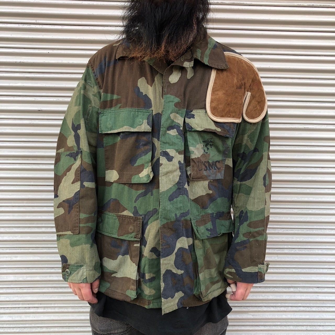 希少 80s USMC 米軍 海兵隊 実物 US ARMY BDU ウッドランドカモ 迷彩