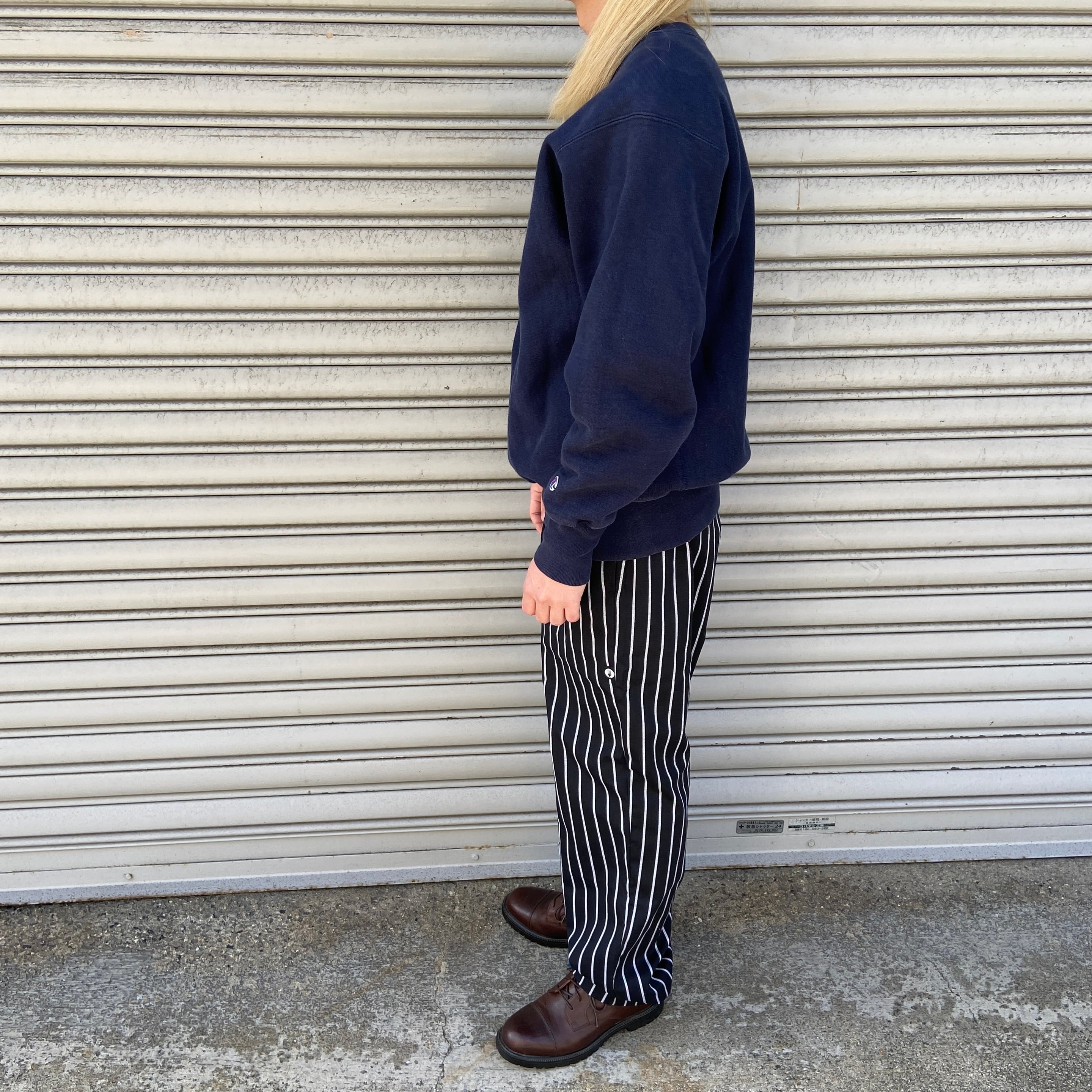 90s USA製 Champion リバースウィーブスウェット 目なし 紺 L | 古着屋 Uan