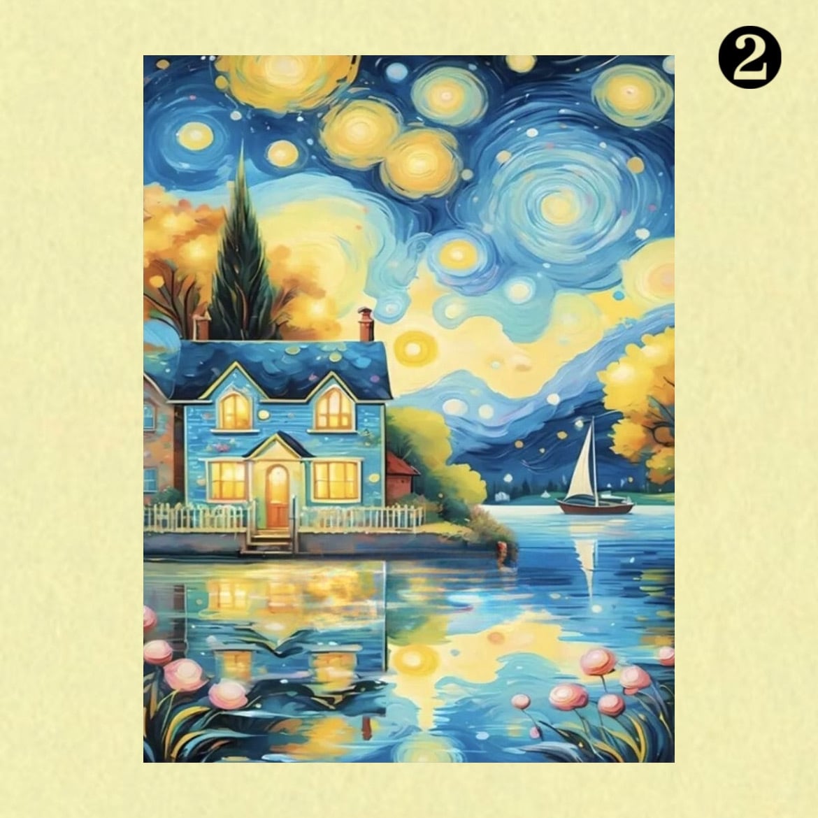 珍しい！ALLフェアリーダストダイヤモンドアートキット A3サイズ 3種類