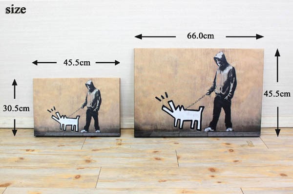 バンクシー「モナリザとバズーカ/Mona Lisa With Bazooka」展示用