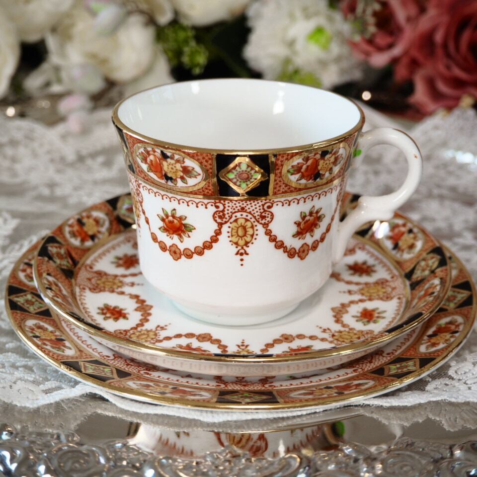 英国アンティーク ウースタードクターウォール期 ティーボウル