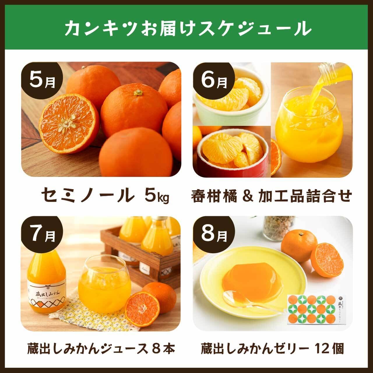 みかん・カンキツ定期便5kg｜和歌山県下津町の藤原農園から旬のみかん