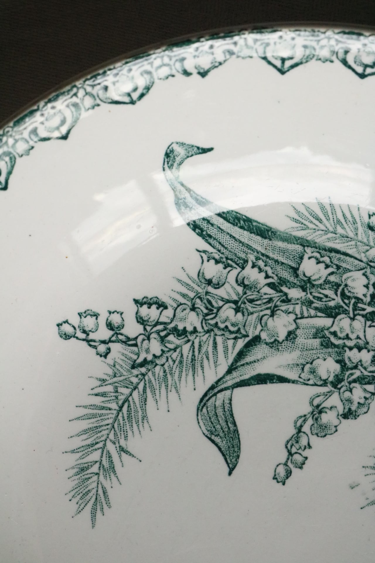 フランス アンティーク スズラン プレート カロット皿 深皿 | 西洋