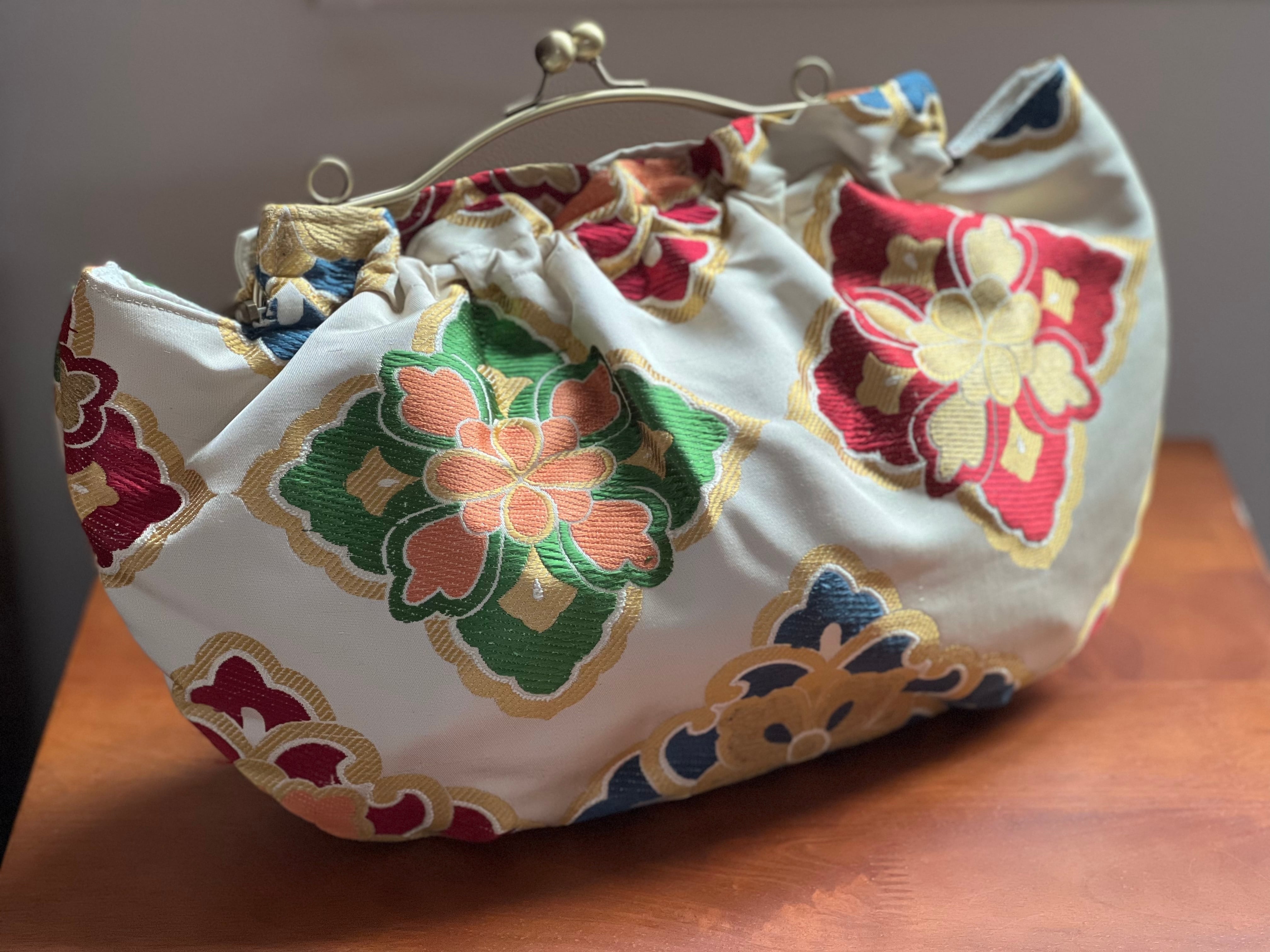 丸帯リメイクバッグ | きもの着付け 郁〜kaoru〜