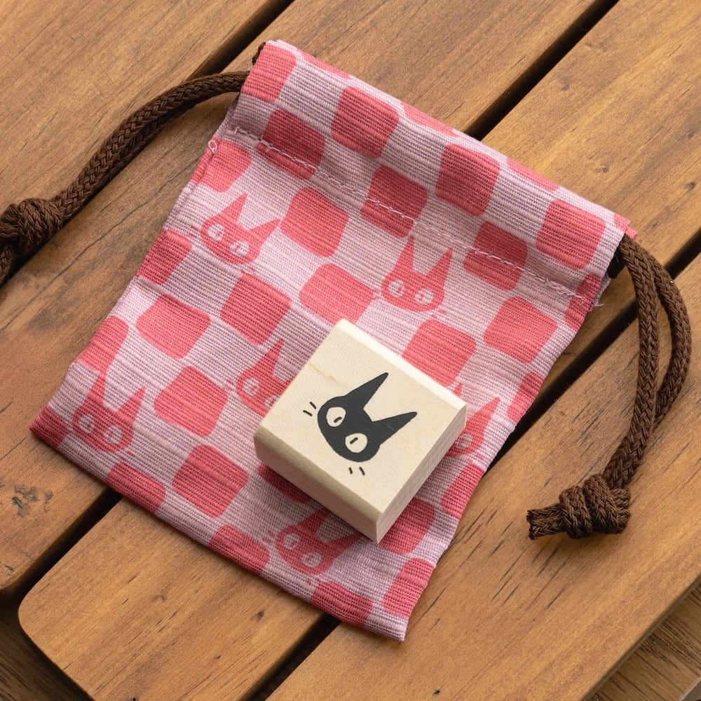 魔女の宅急便 きんちゃくすたんぷ 市松ジジ（スタンプ/9820） | す