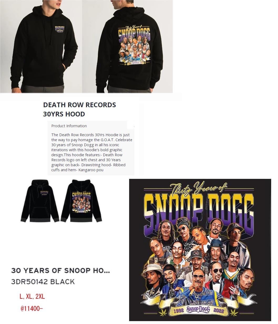 30YRSsnoop dogg デス・ロウ・レコード（Death Row Records）スヌープ