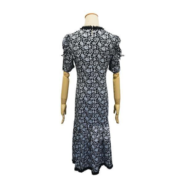 スーパービューティー ワンピース Super Beauty モノトーン花柄