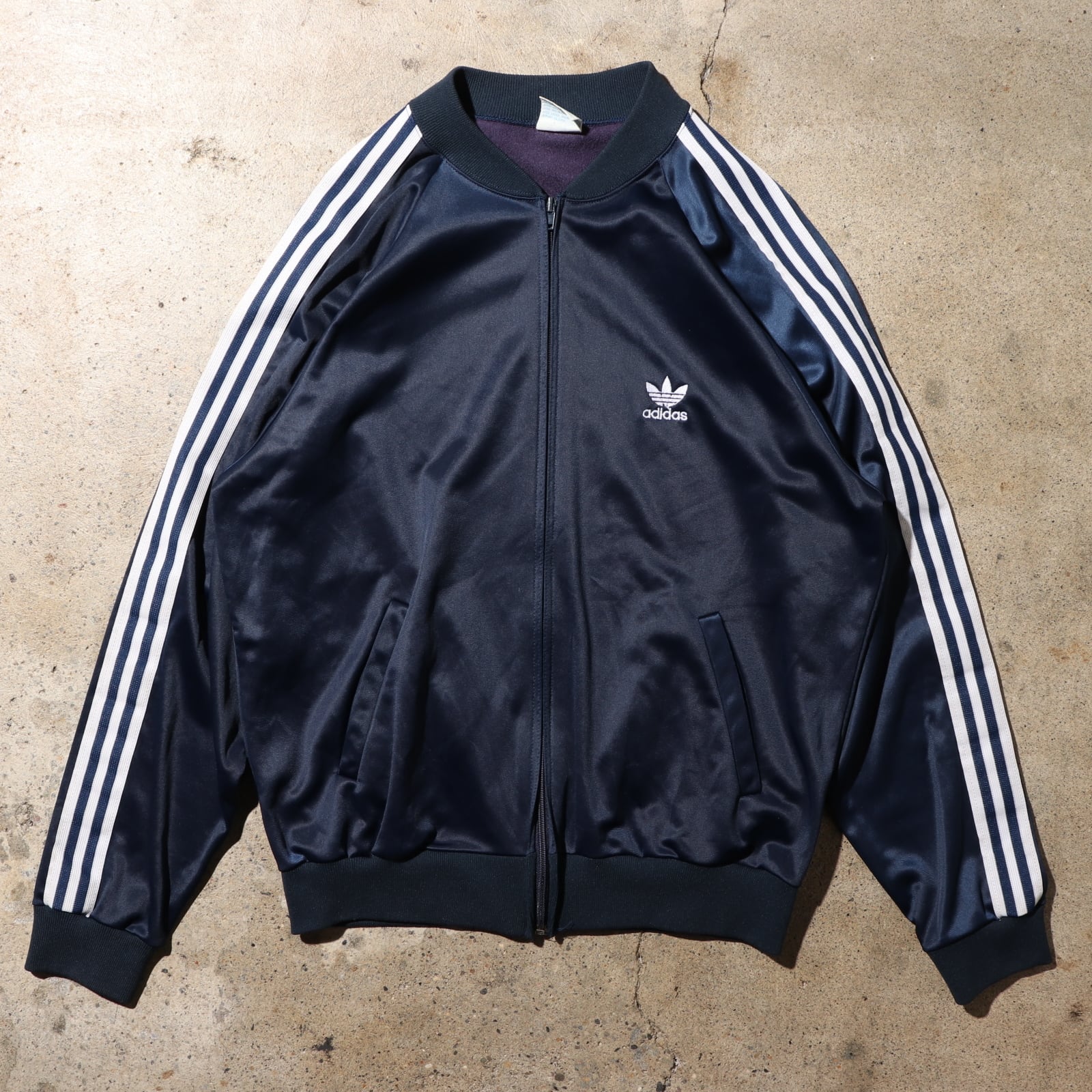 極美品 XL 80s ATP adidas ネイビートラックスーツ アディダス