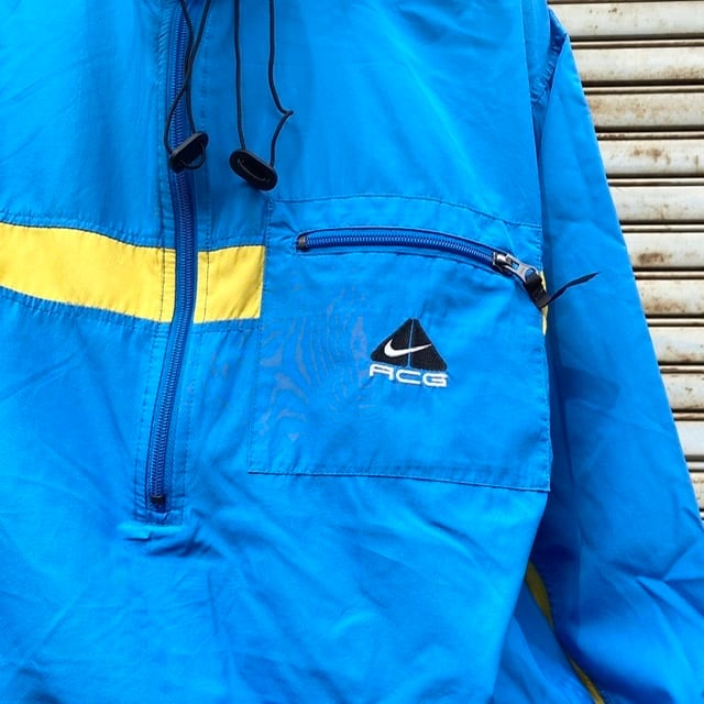 90年代 90s NIKE ナイキ ACG ハーフジップパーカー メンズS 古着