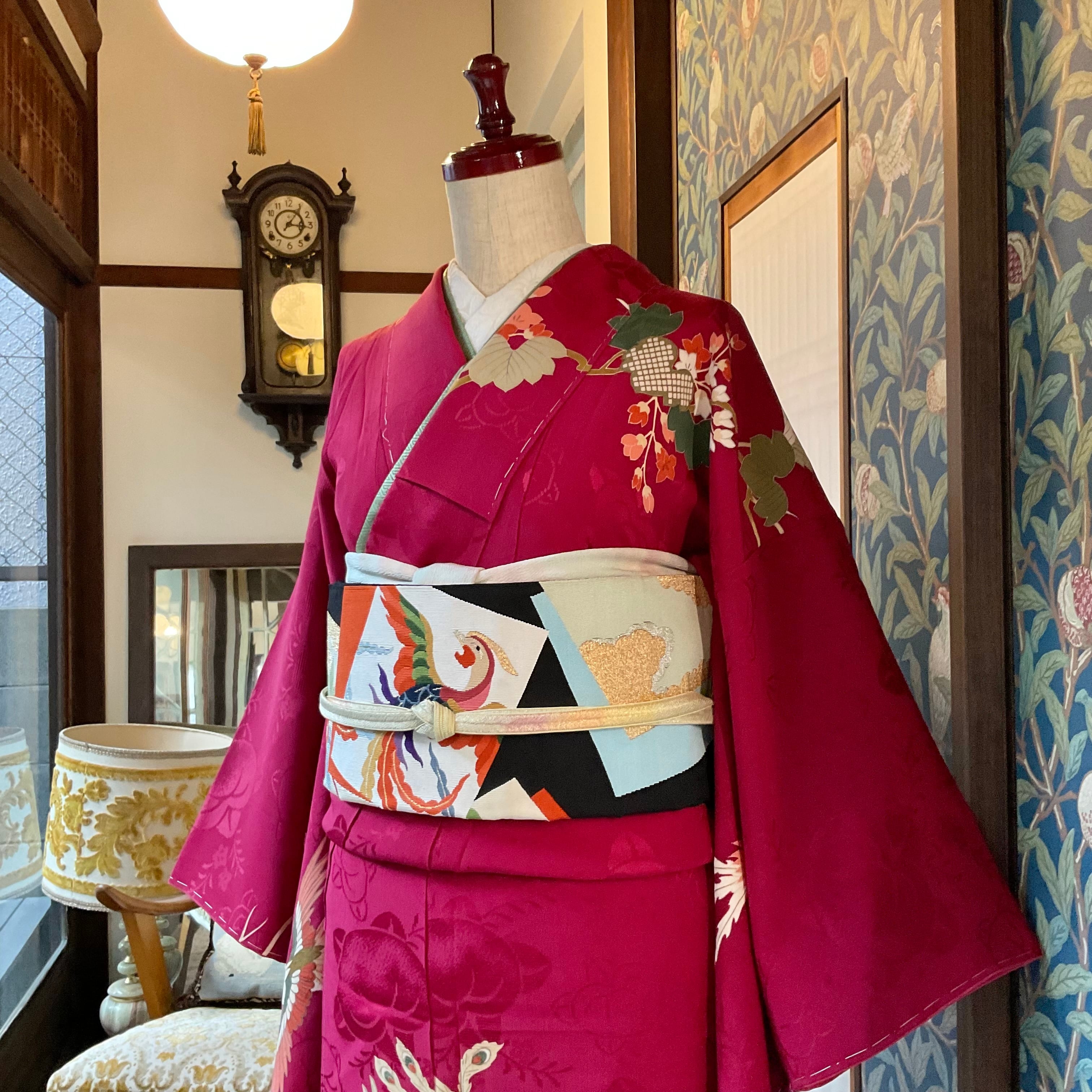 アンティーク訪問着、付下げ | kimono tento