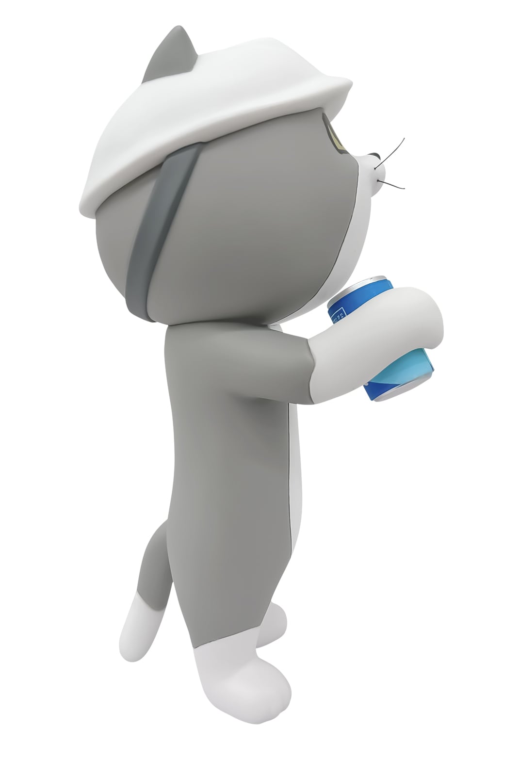 店頭販売商品】仕事猫 ソフビフィギュア2「コーヒーを飲みます