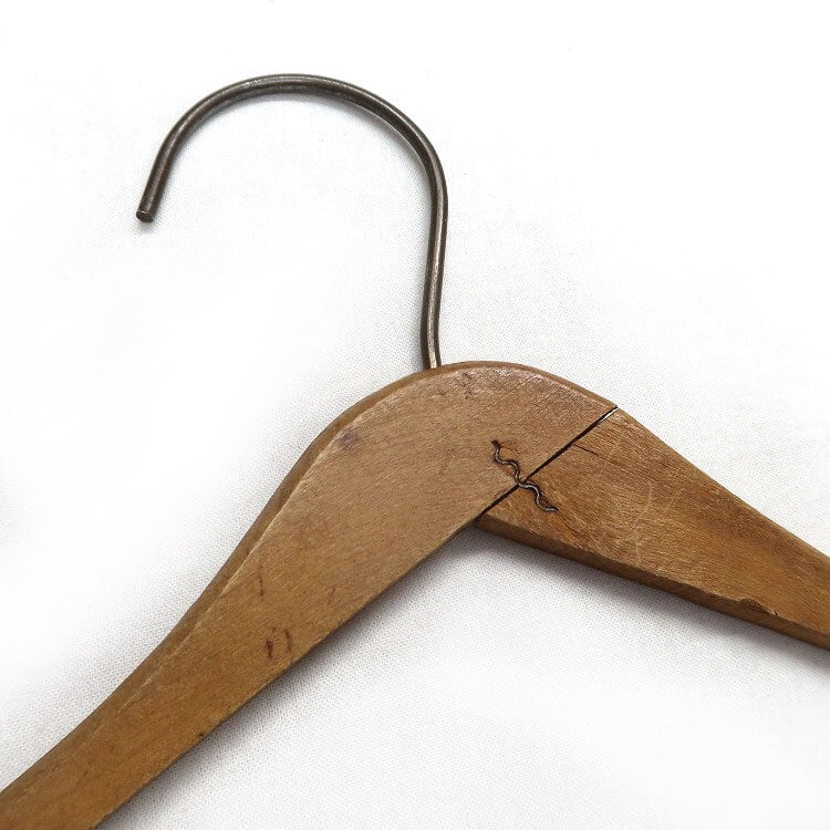 古着 ビンテージ ウッドハンガー 木製ハンガー USA雑貨 アンティーク