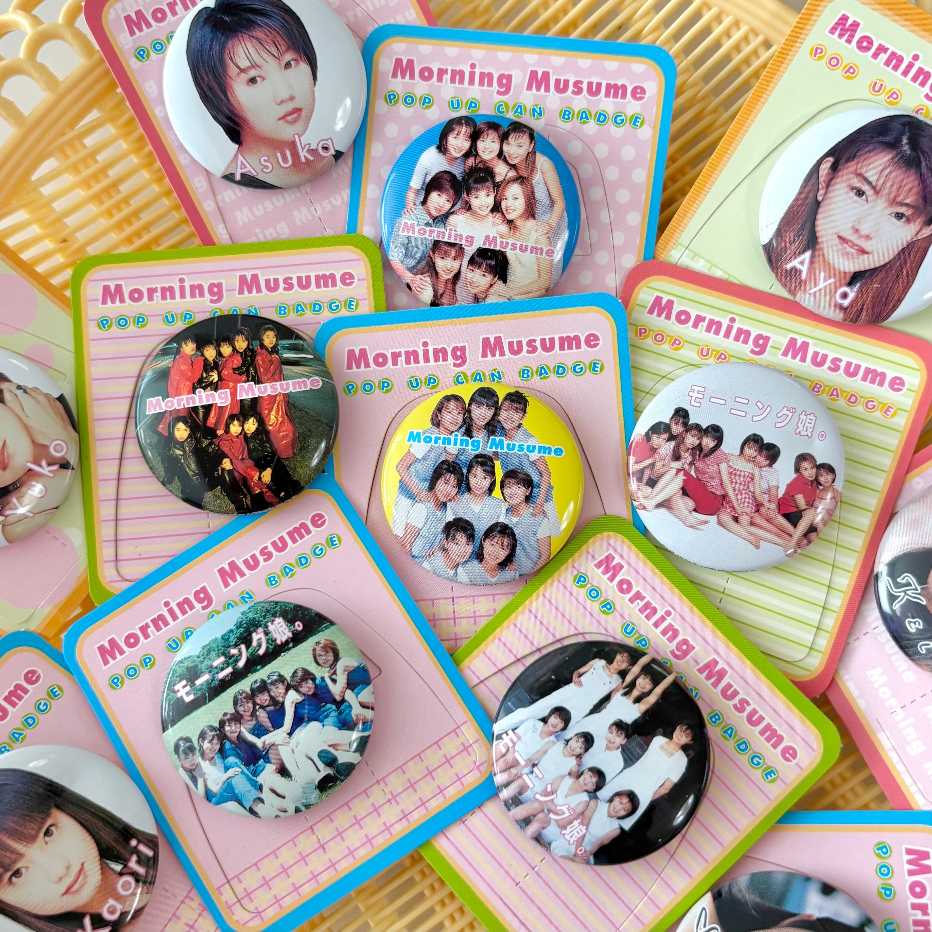平成レトロ☆初期モーニング娘。缶バッジ1P | ガラクタや ネバーランド