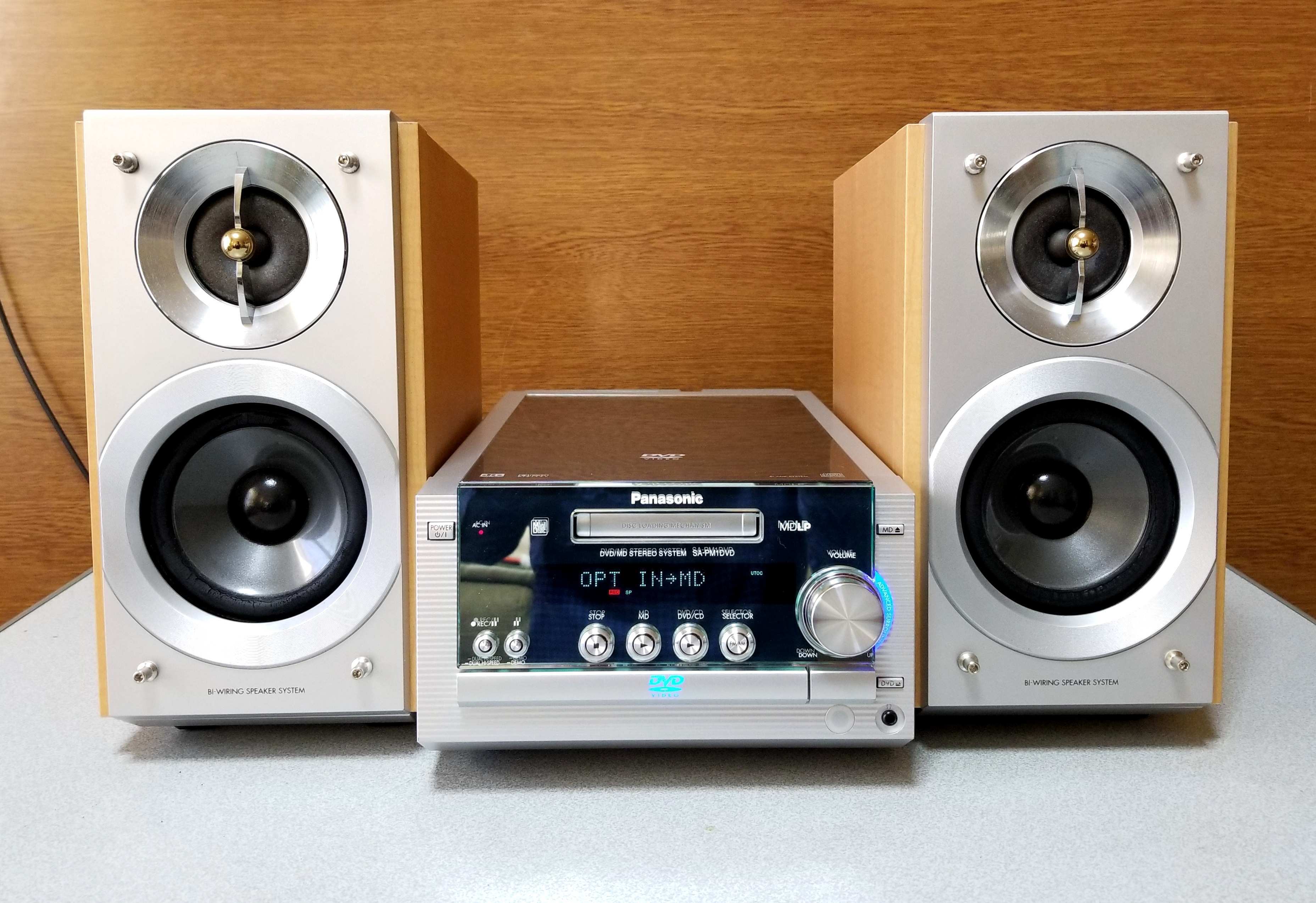 DVD/MD ステレオシステム Panasonic SC-PM1DVD 美品・完動品 | MTR PRO