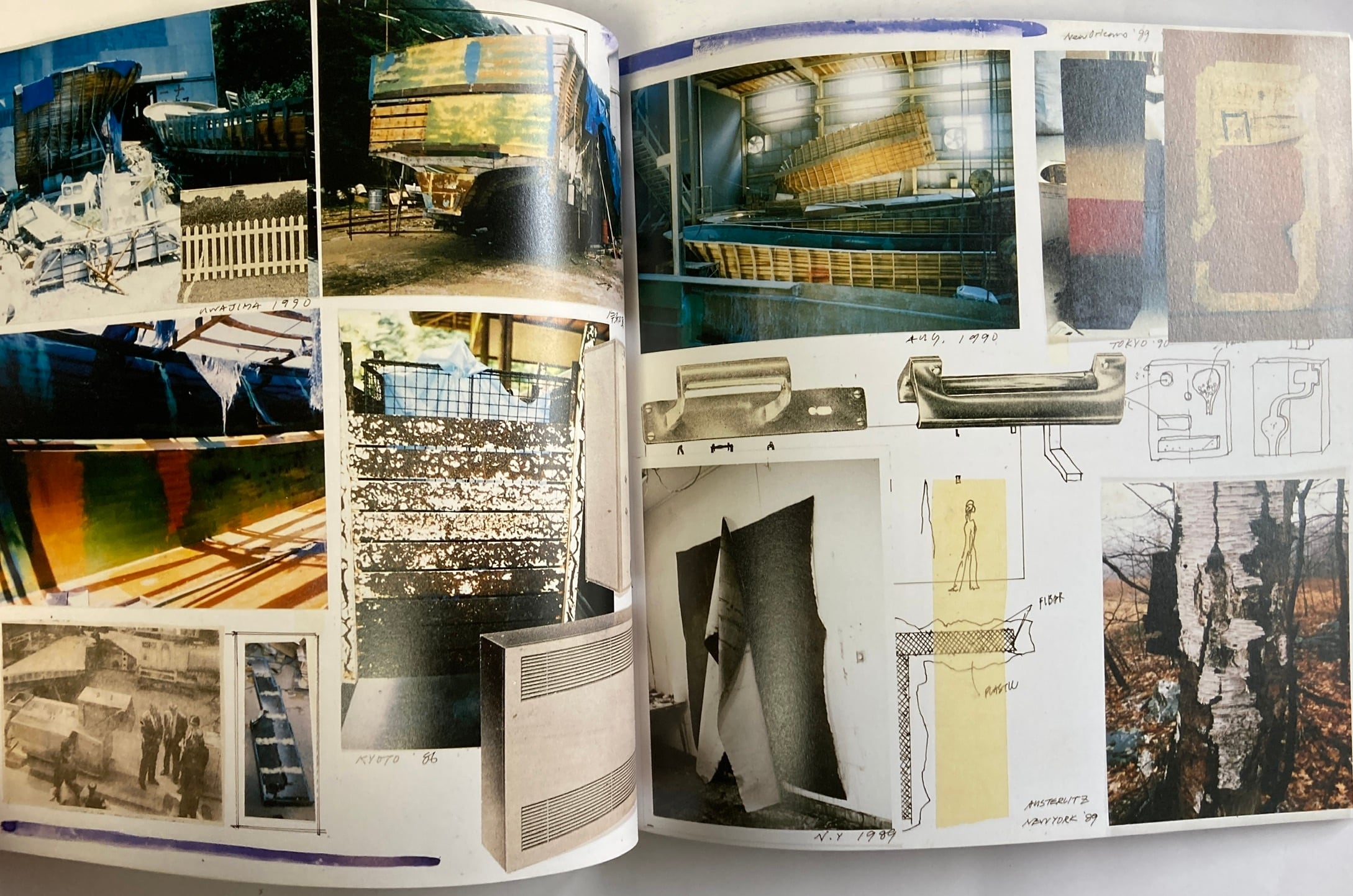 大竹伸朗 SHINRO OHTAKE SHIPYARD WORKS 1990年 サインあり UCA 宇和島