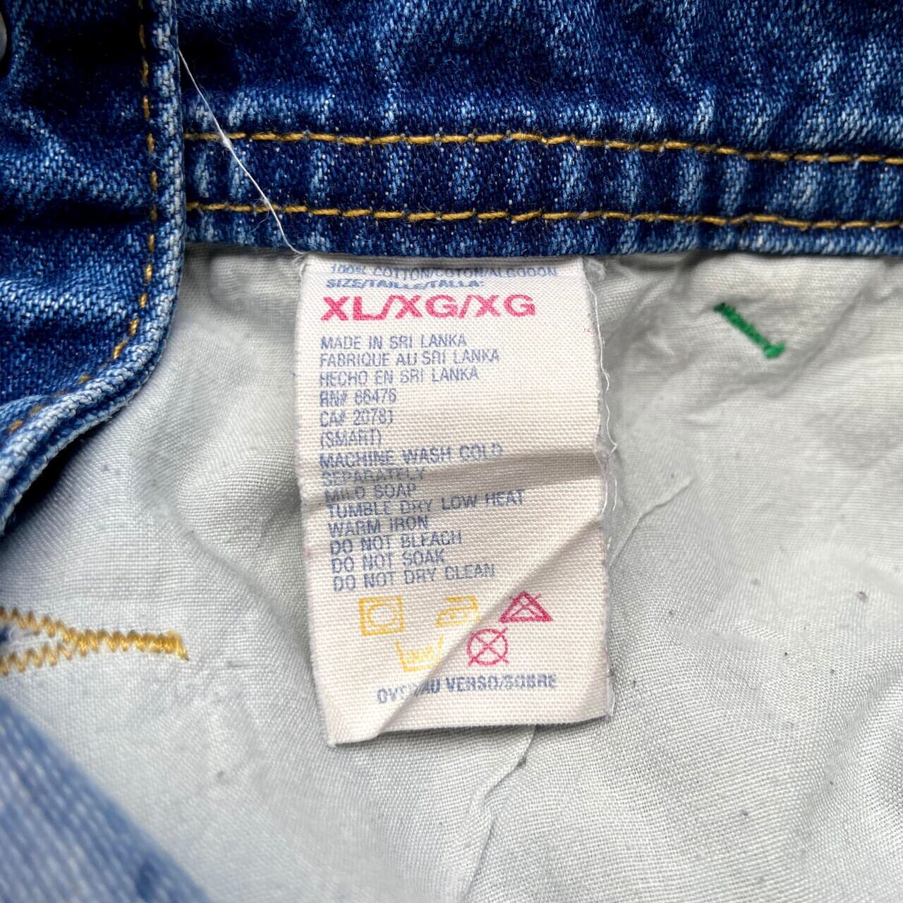 90年代 TOMMY HILFIGER トミー オーバーオール メンズXL 古着 90s