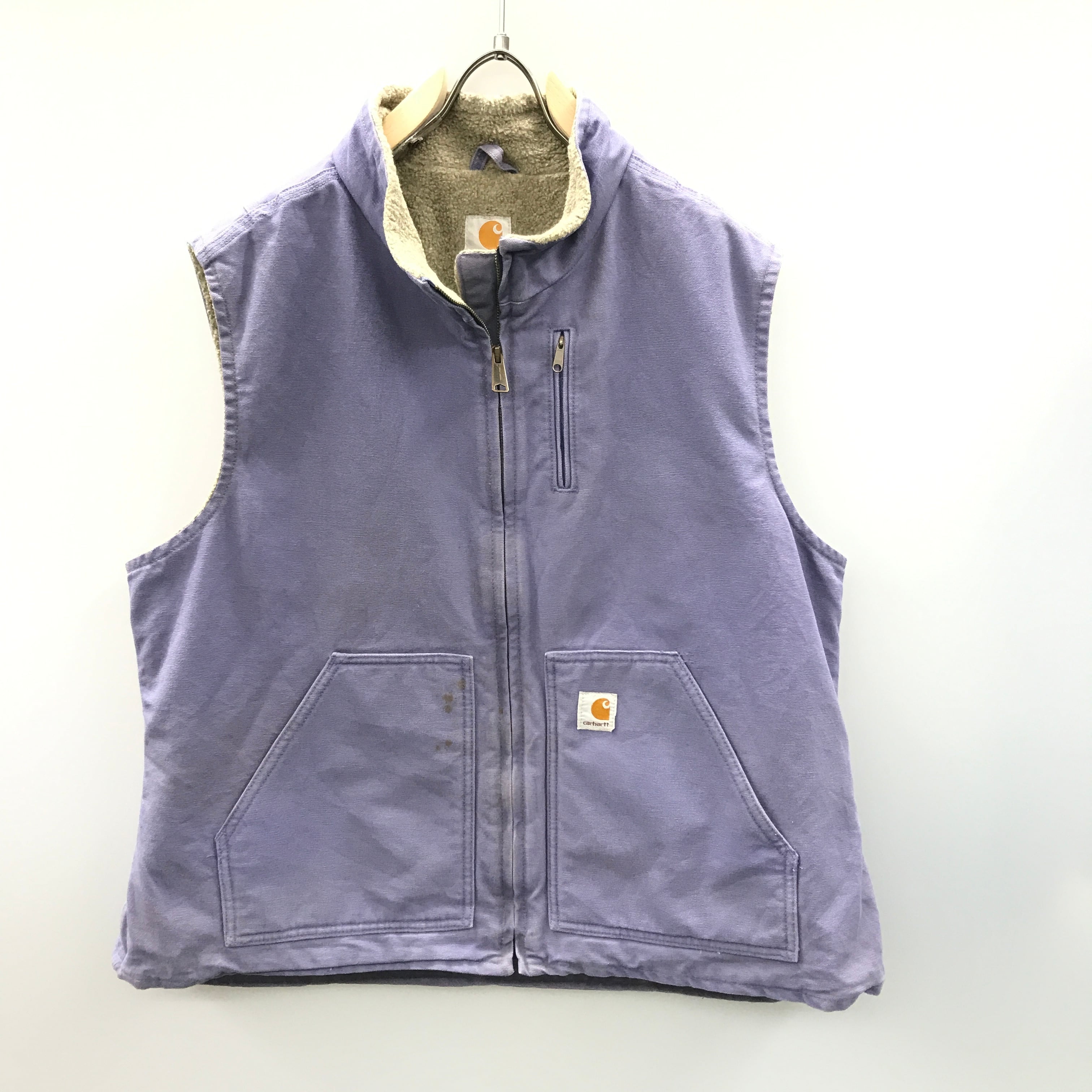 LIGHT PURPLE DUCK CLOTH ! 90年代 Carhartt スタンドカラー