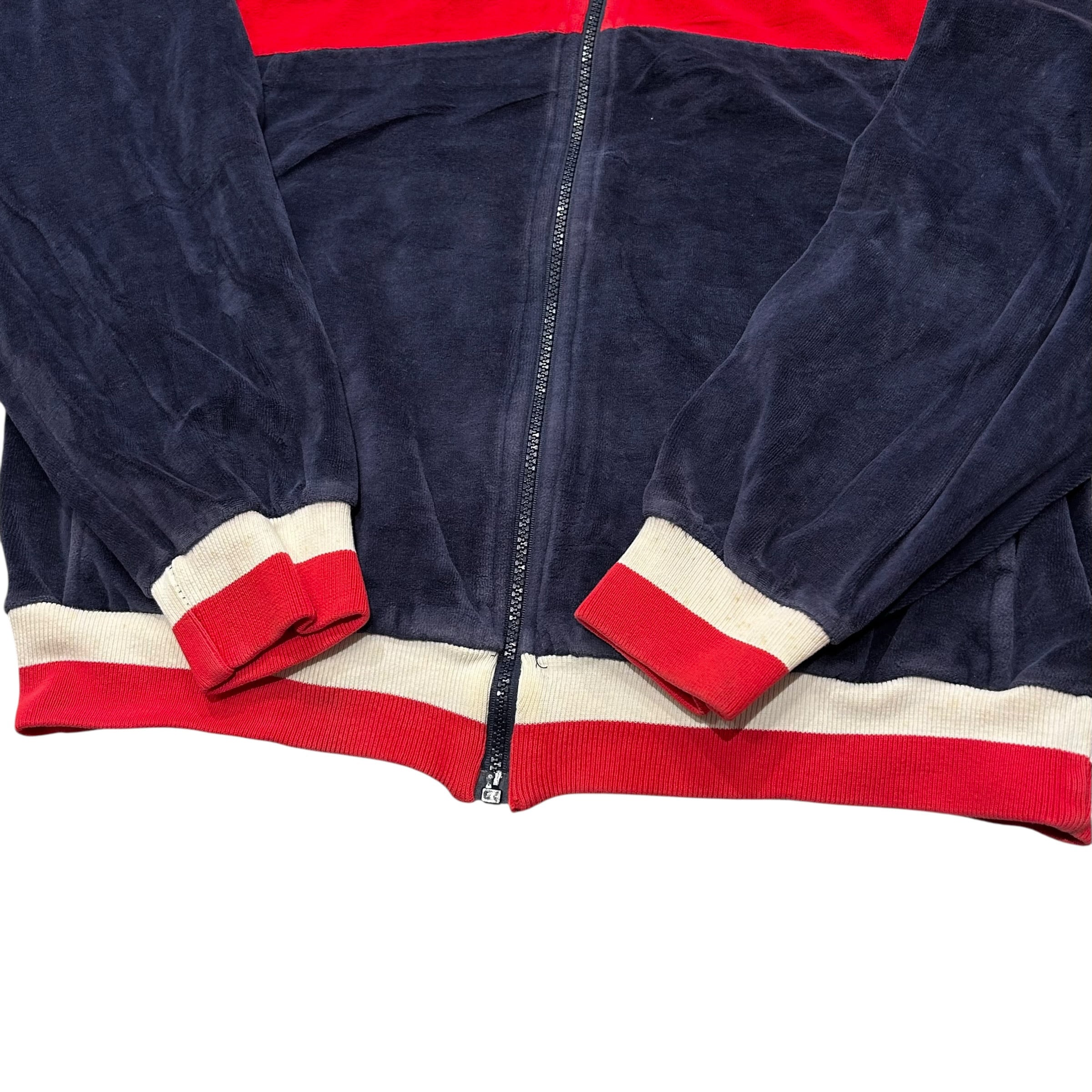 90's Christian Dior Velour Track Jacket L / クリスチャン