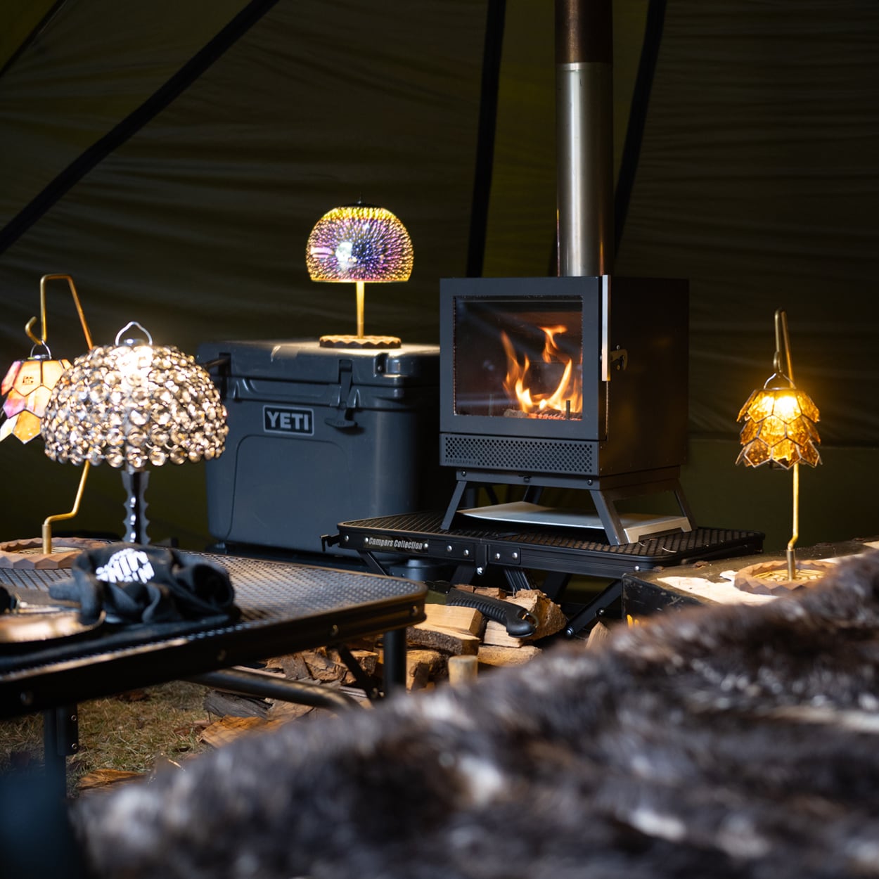 FG038＞BLISS-mini セット(本体+オーバーレイチムニー80+遮熱板+ソフト