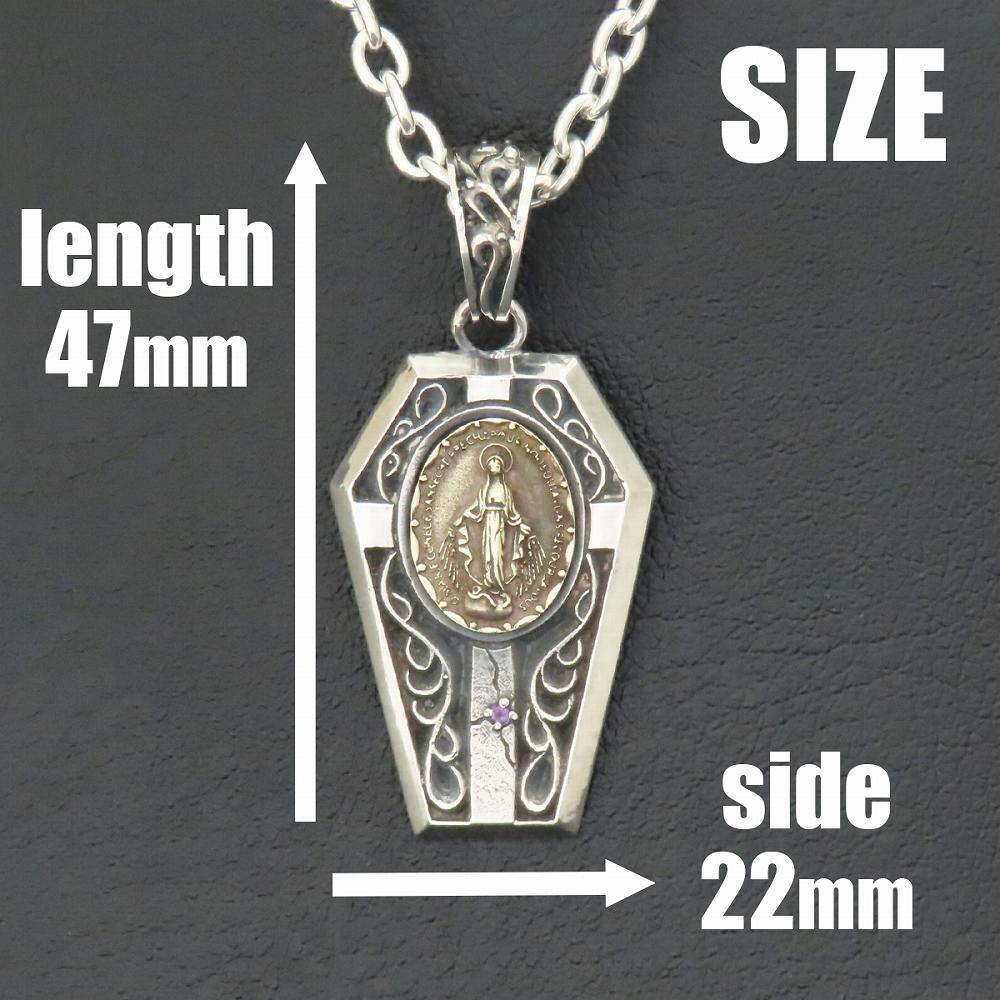 聖母マリアネックレス シルバー925 【刻印無料】 マリア マリア像 聖母