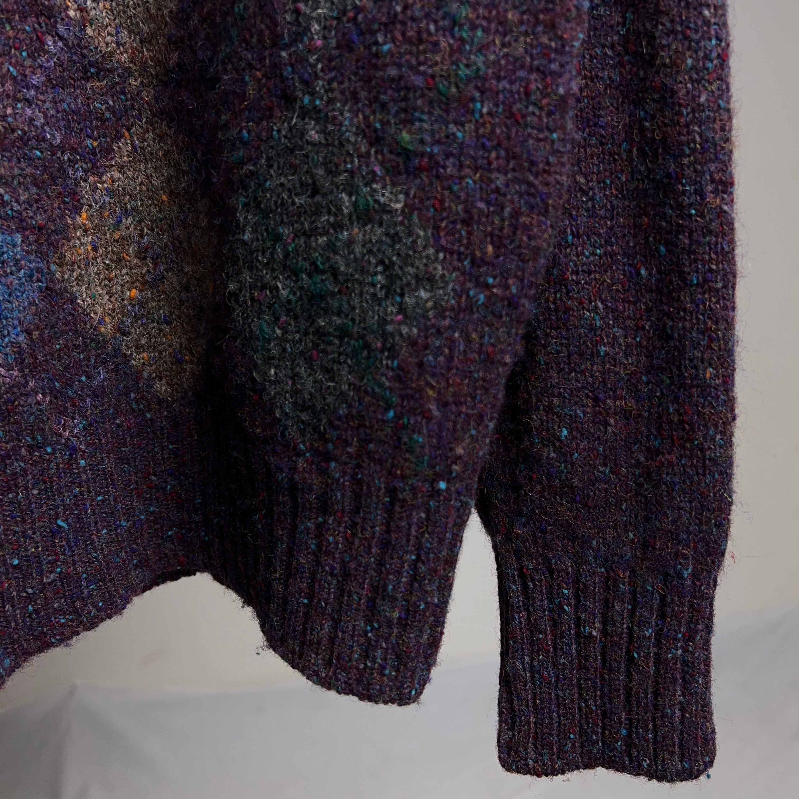 60's~70's Alan Pain Wool Knit Sweater 60年代 70年代 アランペイン