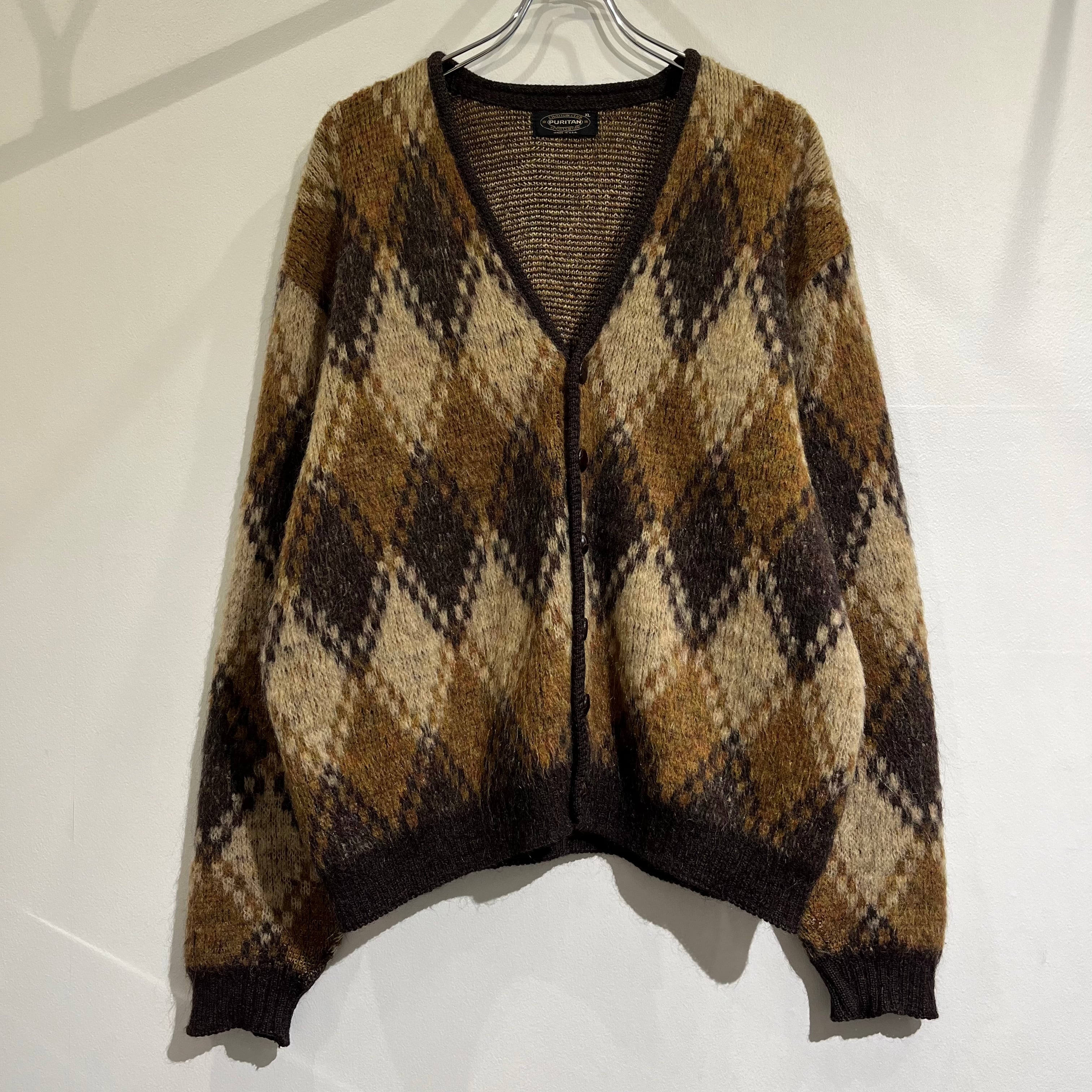 60s Puritan Mohair Cardigan 60年代 ピューリタン モヘアカーディガン