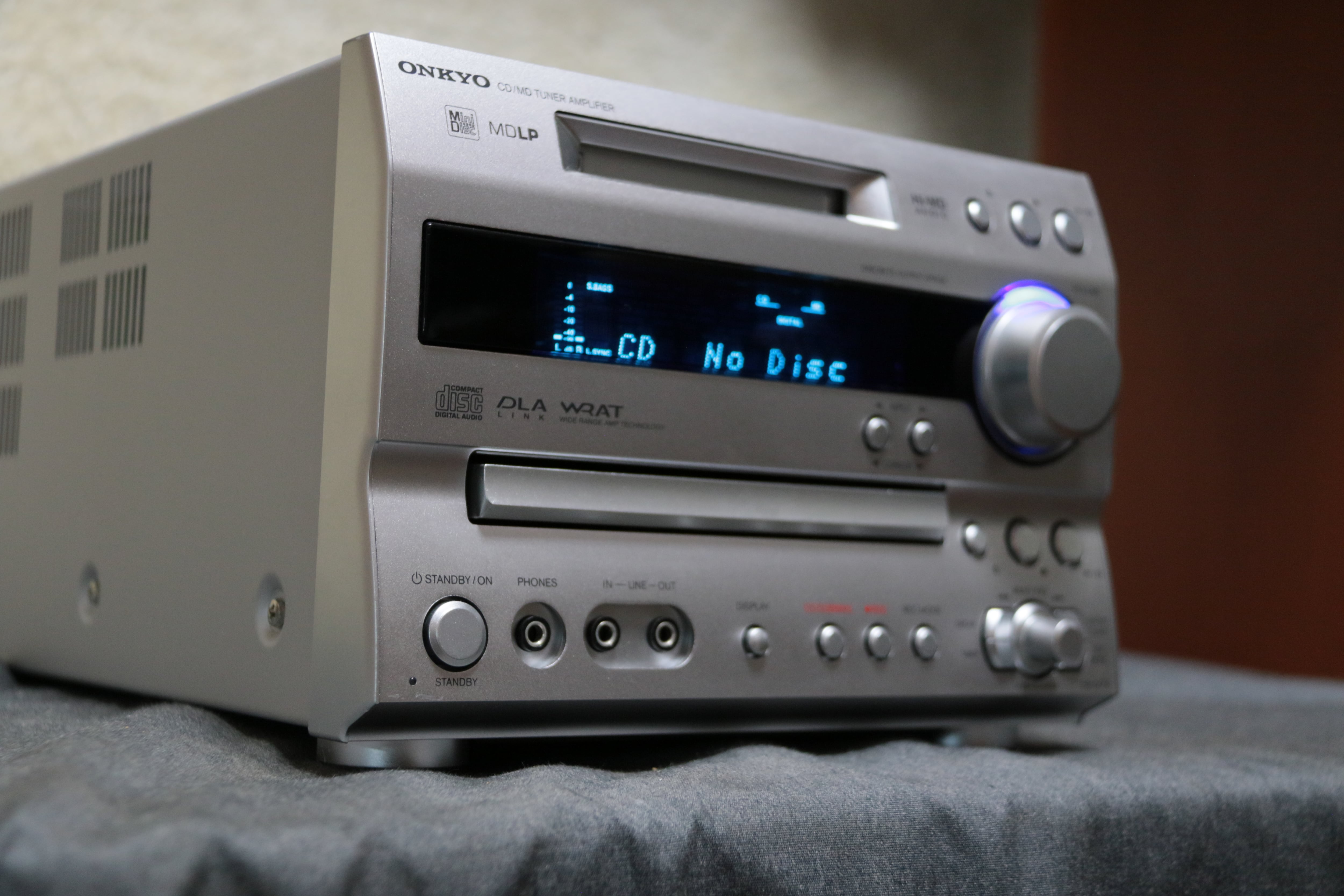 ONKYO ジャンク ONKYO FR-N7NX MDコンポ CD⁄MDチューナーアンプ