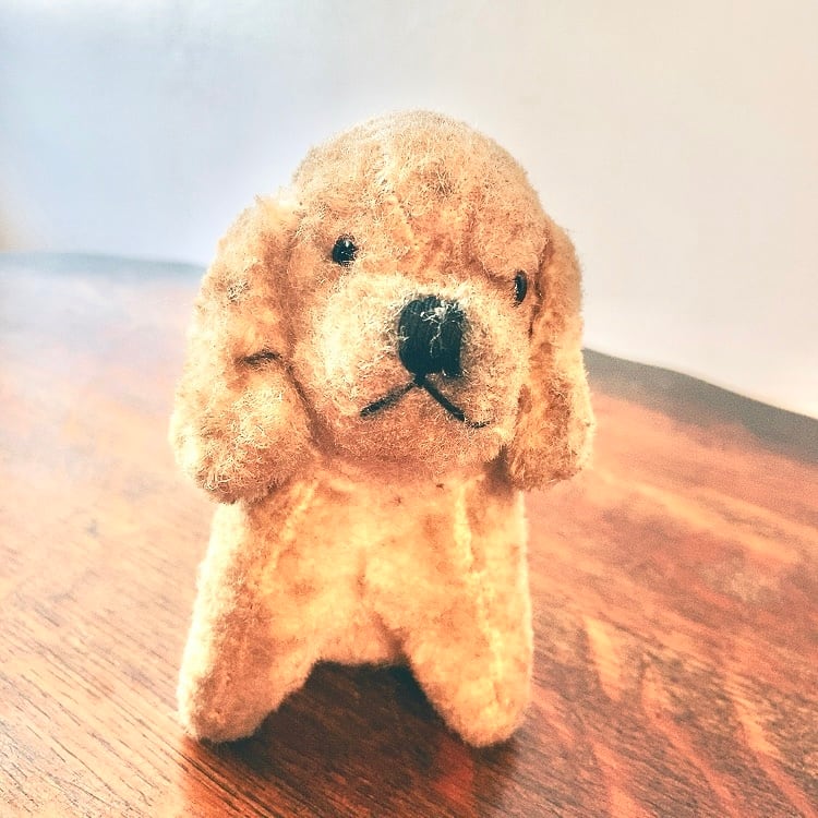 ヴィンテージぬいぐるみ 垂れ耳ブチわんこ（k29） | Antique L'armoire