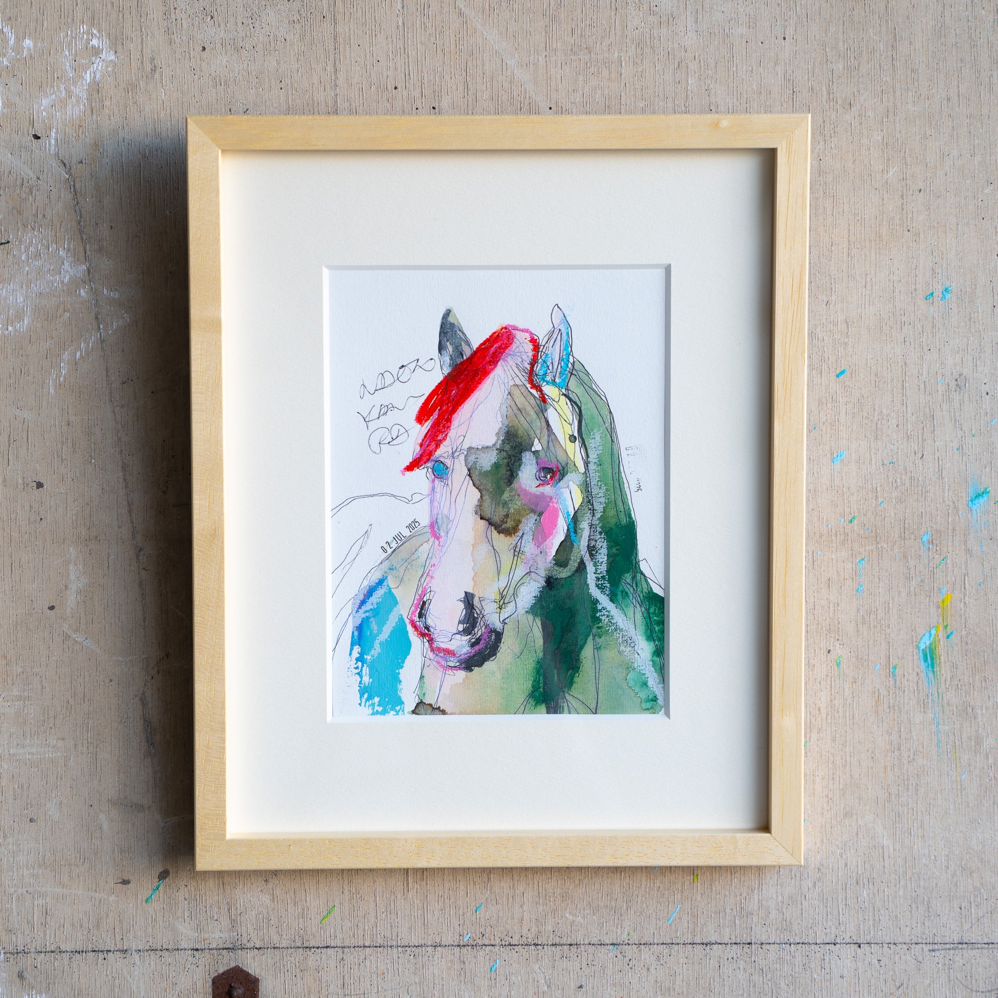 北村直登 原画 25512 自由に生きる虎にも見える | NAOTO KITAMURA