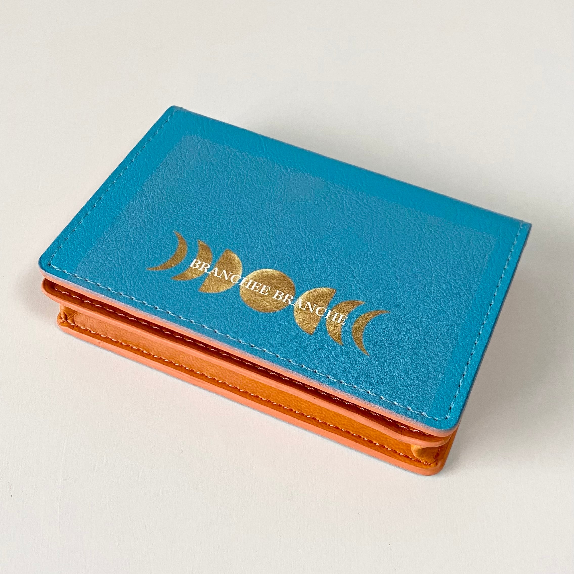月の満ち欠け カードケース (ターコイズブルー) | BRANCHEE BRANCHE