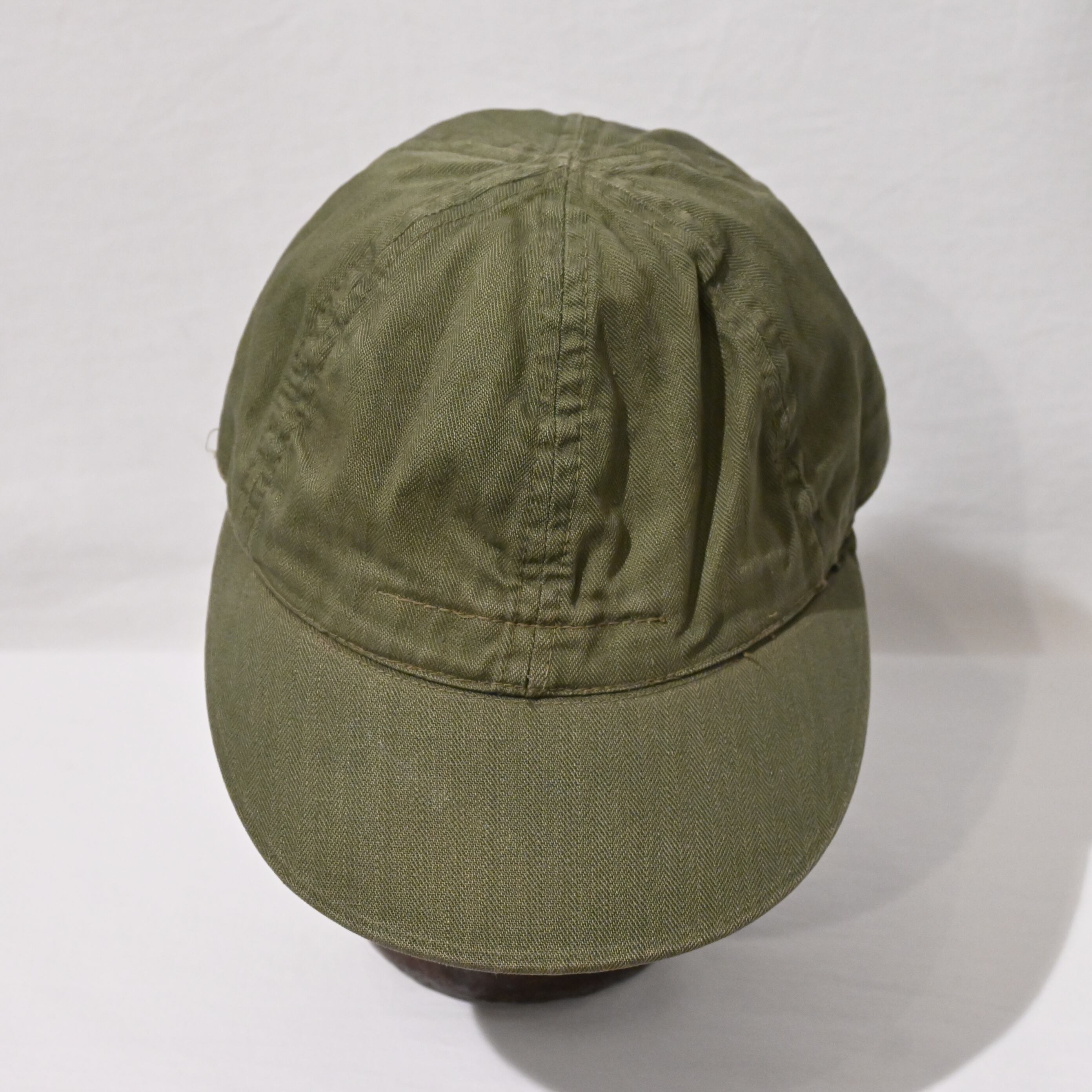 ① 40's U.S.Navy N-3 HBT cap アメリカ軍 ヘリンボーンツイル