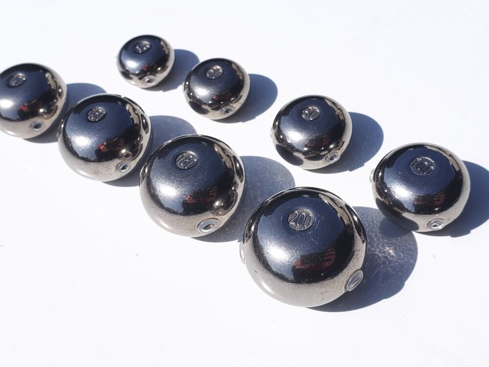 タングステン (無塗装 180g 1個) タイラバ ヘッド 保護チューブ付 鯛