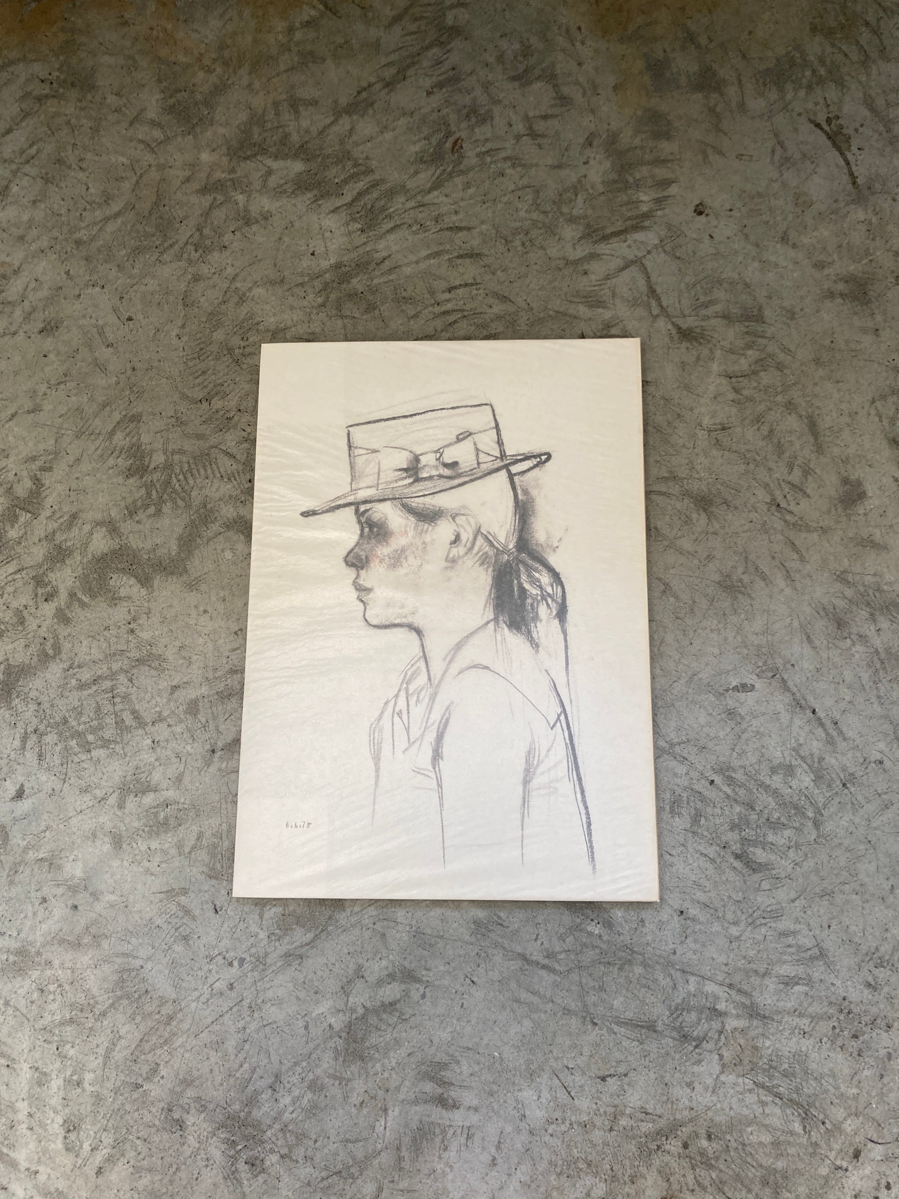 2154. 自選素描集佐藤忠良 アトリエの中から | 帽子堂