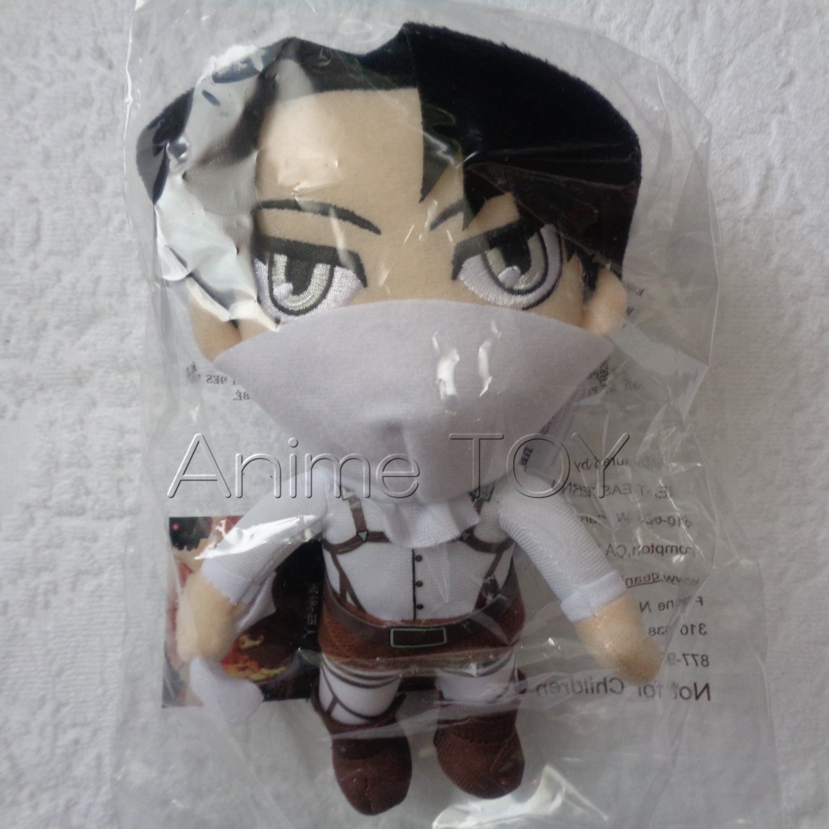 進撃の巨人 リヴァイ アッカーマン ぬいぐるみ お掃除 リヴァイ兵長