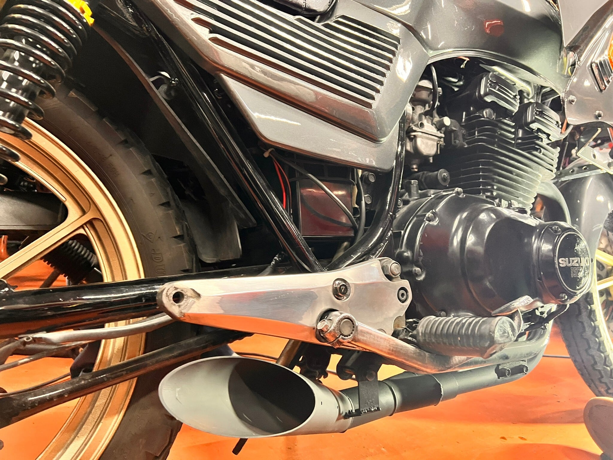 GSX250用 ゴキ ザリ イノカン3 オリジナル マフラー 25イノカン