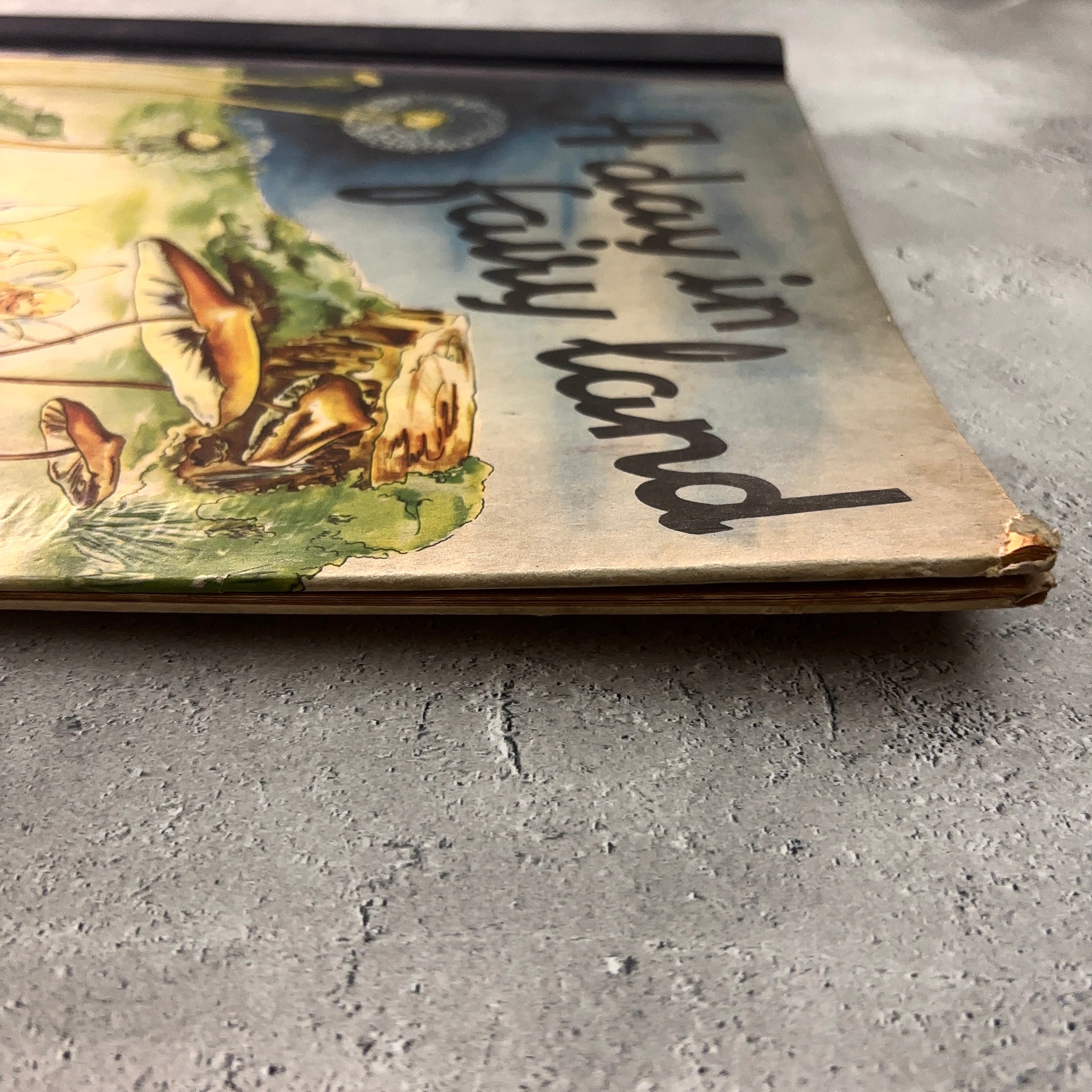 希少なとても大きな妖精本｡ 妖精の国の一日 1940年代 スウェーデン出版